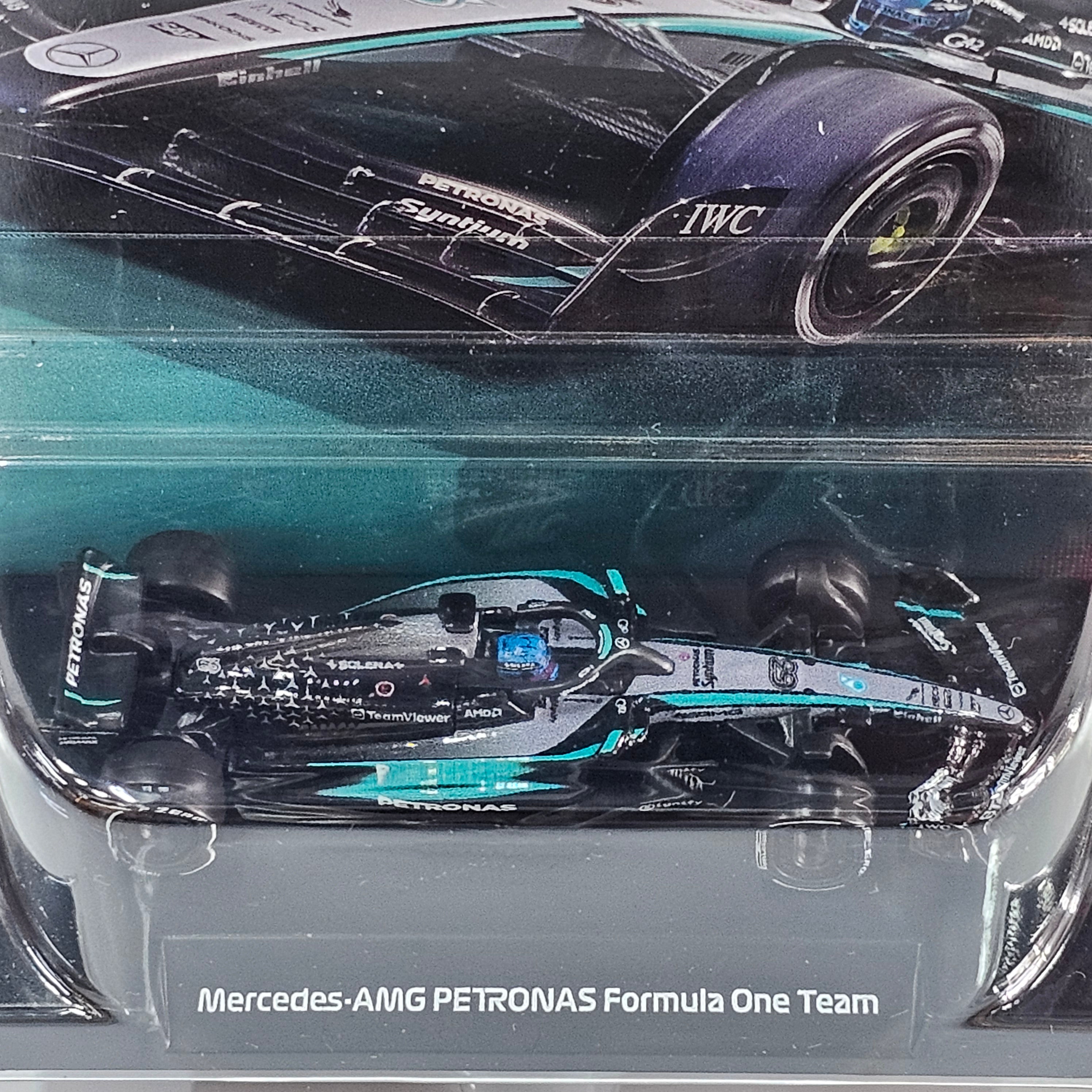 HOT WHEELS PREMIUM FORMULA 1 MERCEDES AMG PETRONAS #63