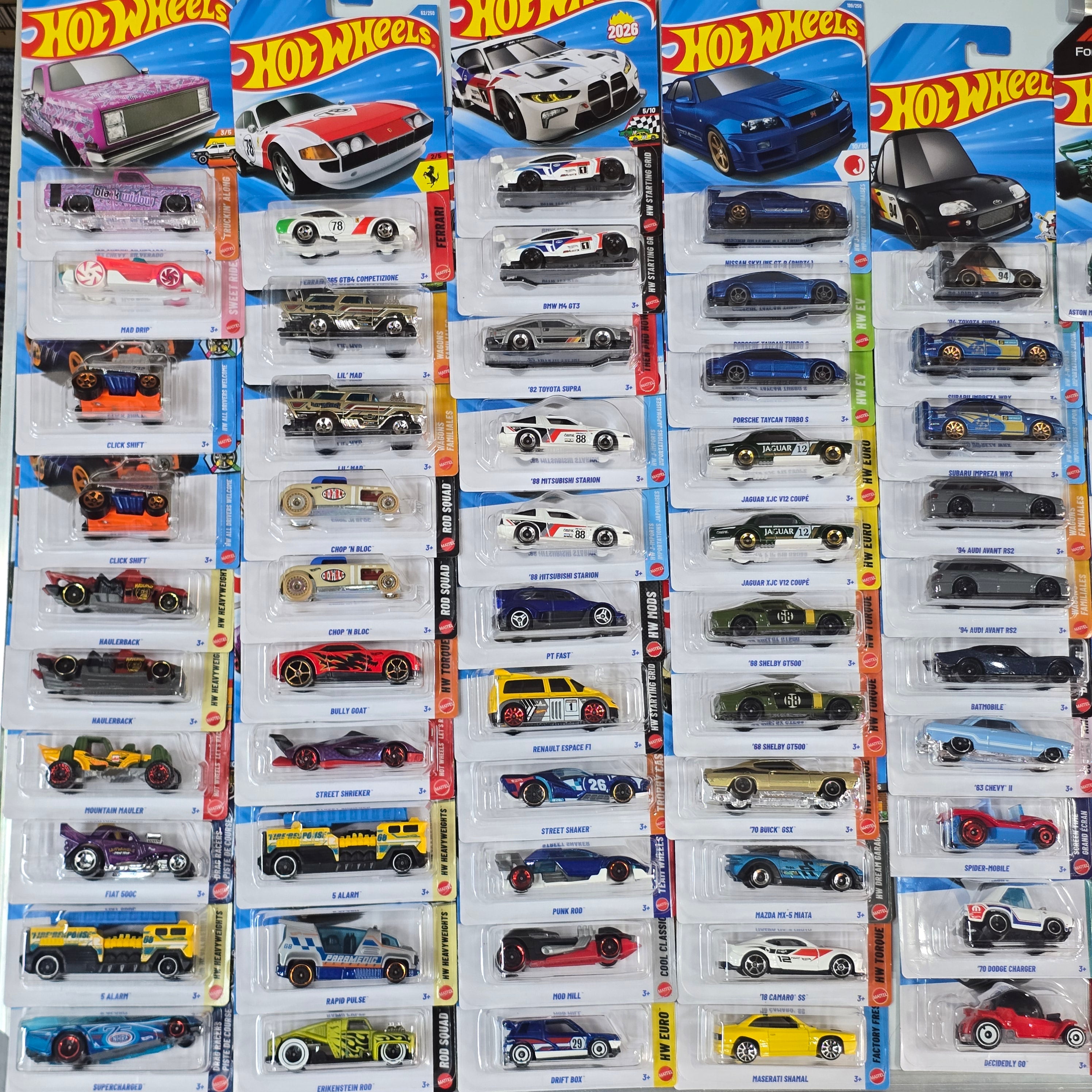 HOT WHEELS MAINLINE CASE K 2026 72pcs IN SEALED BOX