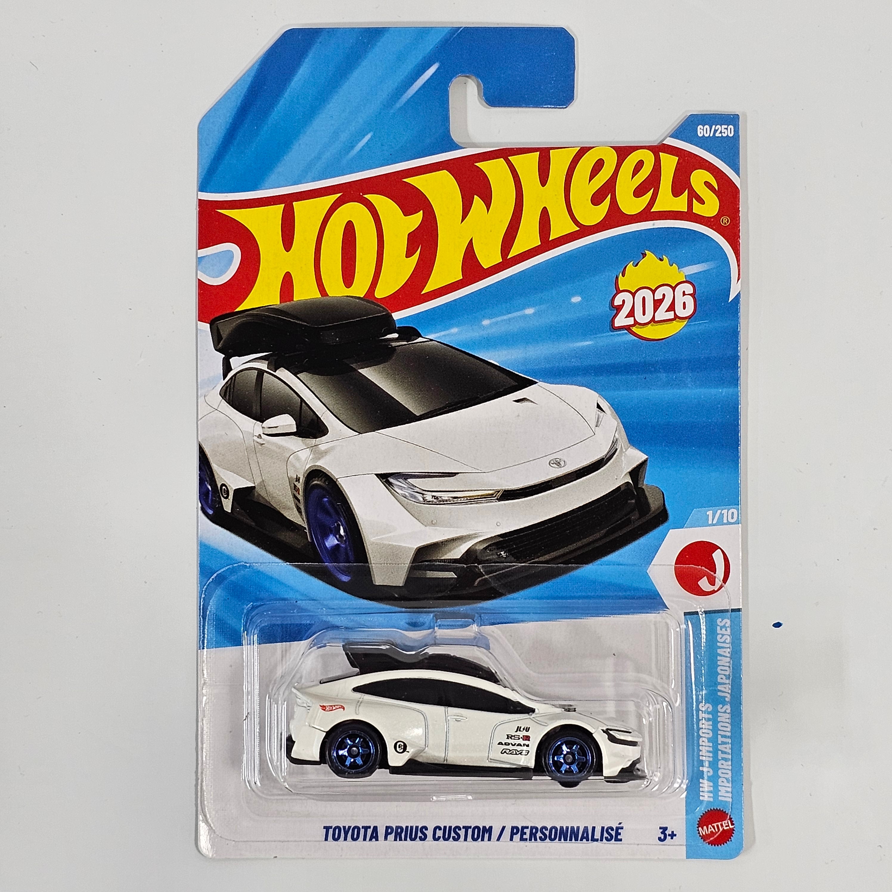 HOT WHEELS TOYOTA PRIUS CUSTOM PERSONNALISÉ [ROOF BOX] CASE D 2026 MAINLINE