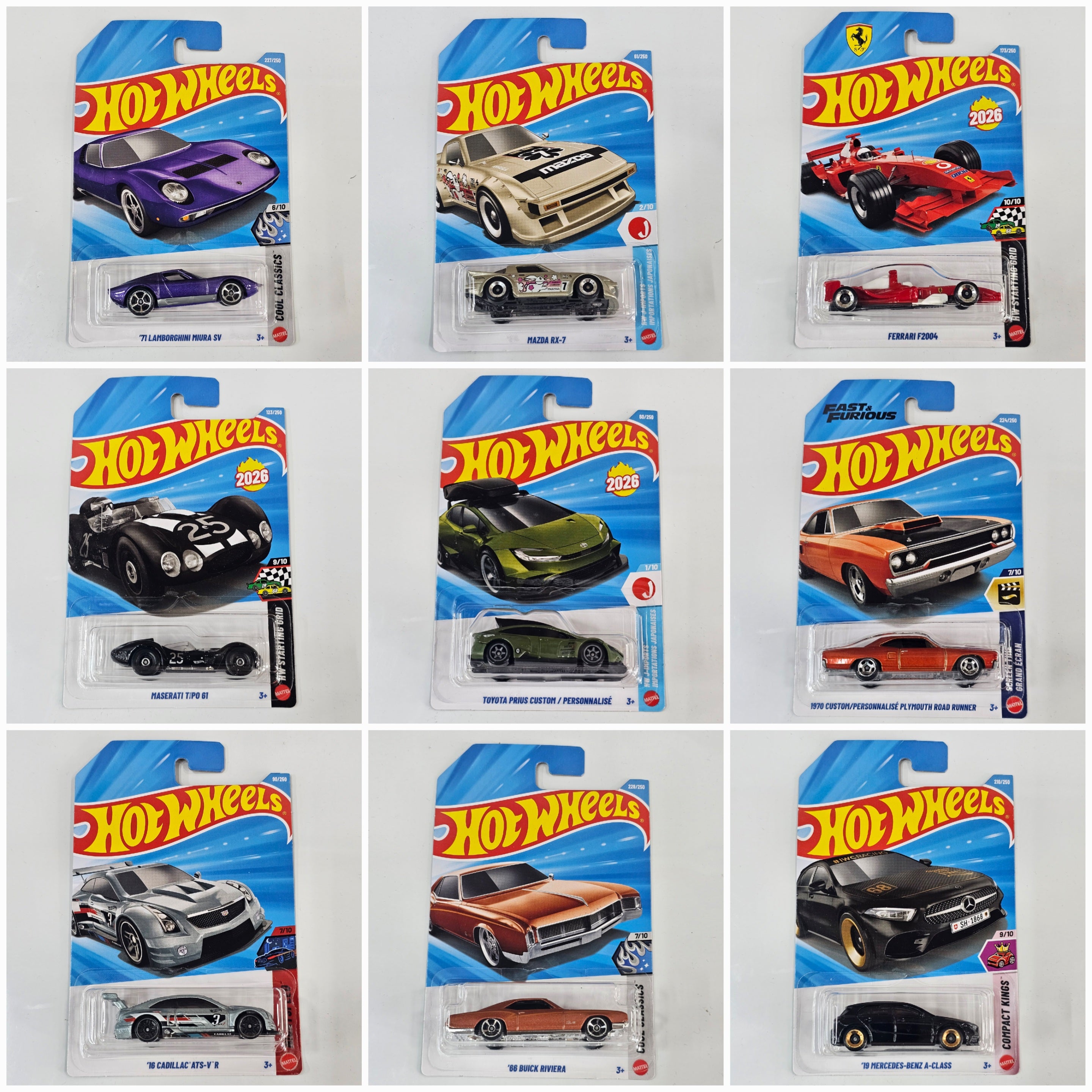 HOT WHEELS MAINLINE CASE N 2026 72pcs IN SEALED BOX