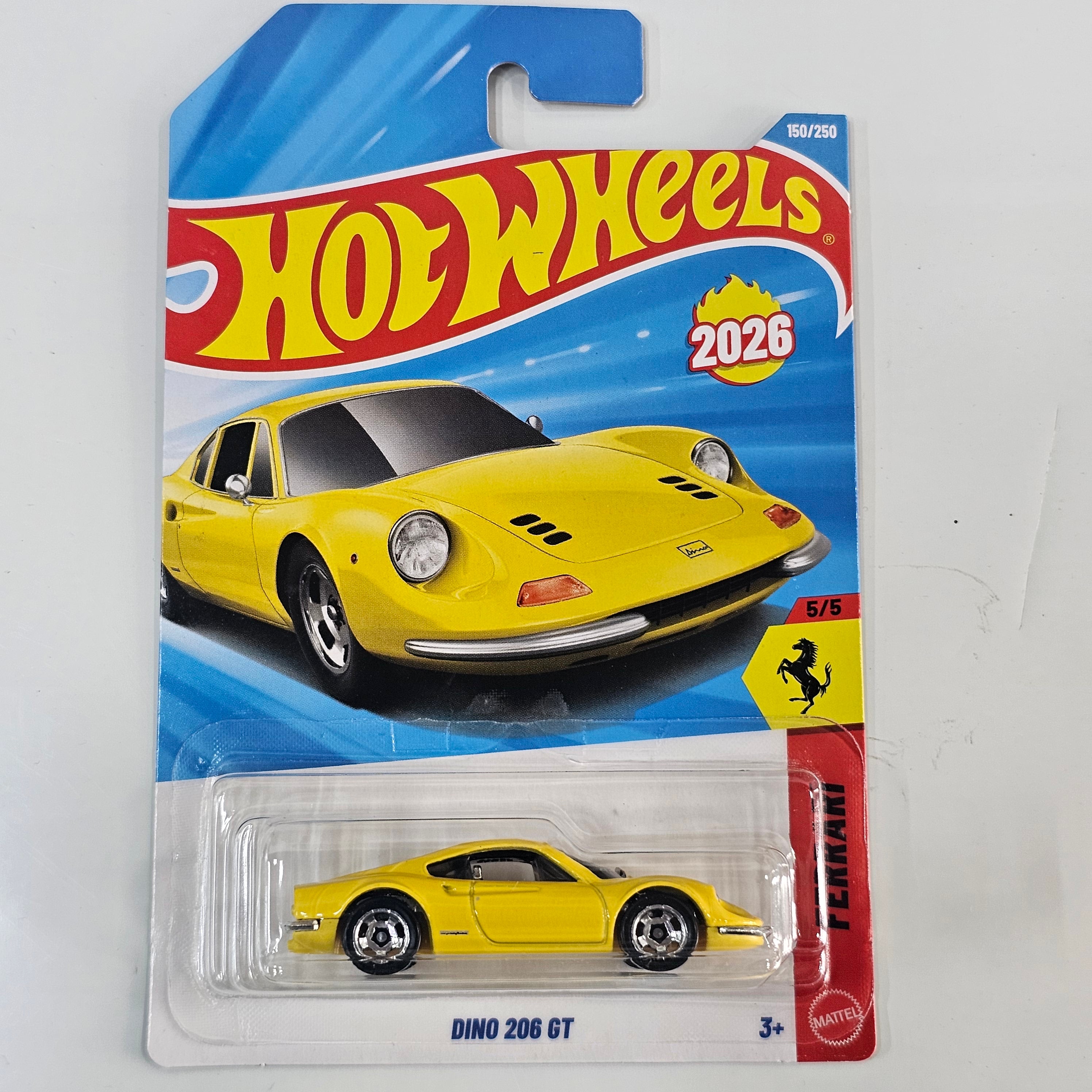HOT WHEELS DINO 206 GT CASE P 2026 MAINLINE