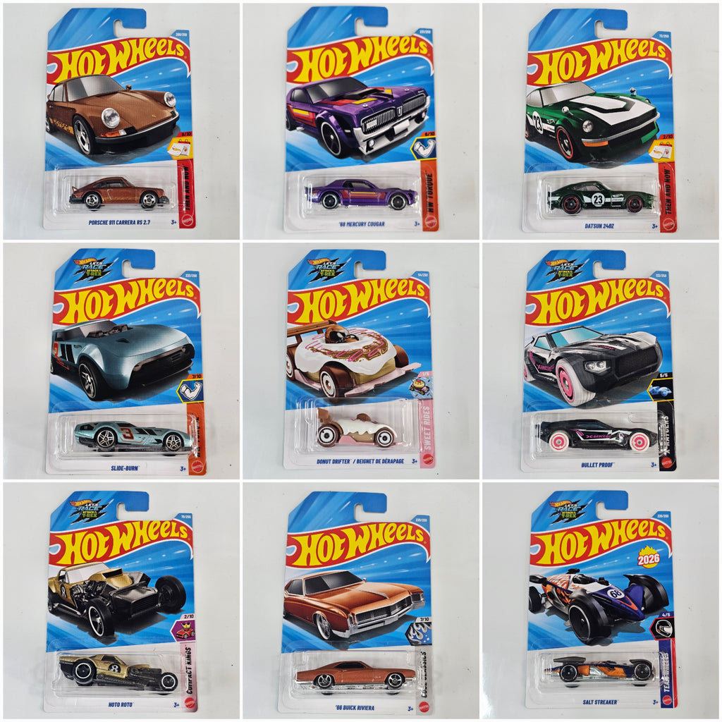 HOT WHEELS MAINLINE CASE N 2026 72pcs IN SEALED BOX