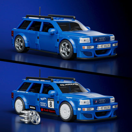 MATTEL BRICK SHOP HOT WHEELS ’94 AUDI AVANT RS2 BUILDING SET
