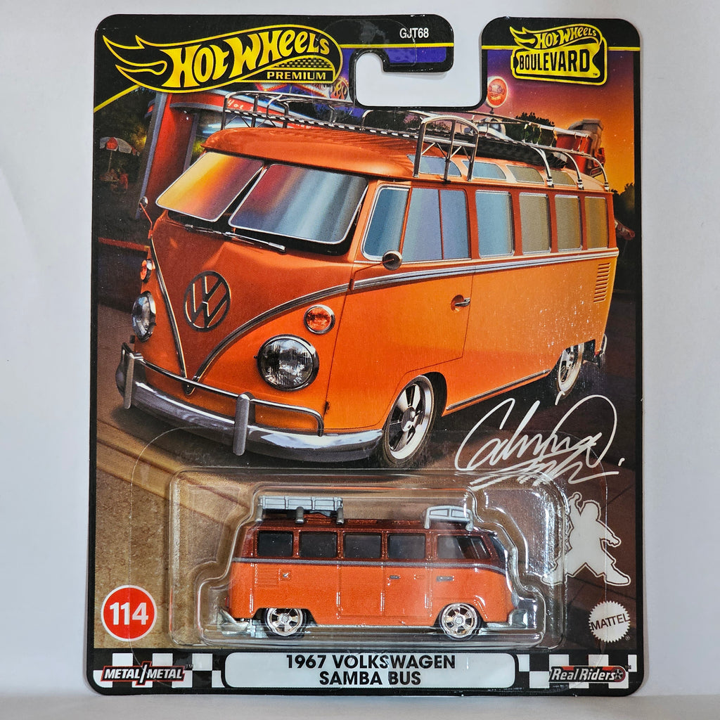 HOT WHEELS PREMIUM 1967 VOLKSWAGEN SAMBA BUS 2024 BOULEVARD 114 MIX 5