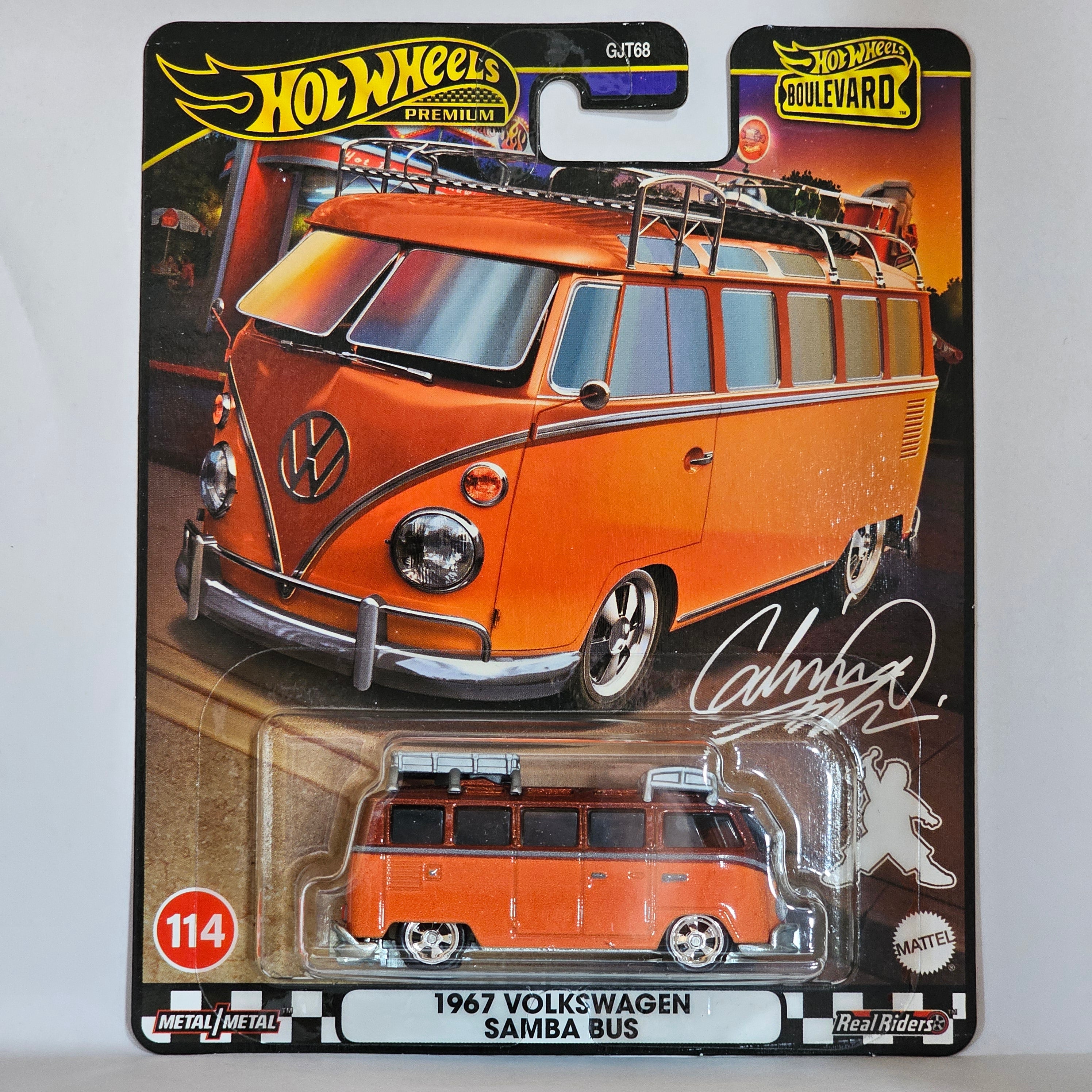 HOT WHEELS PREMIUM 1967 VOLKSWAGEN SAMBA BUS 2024 BOULEVARD 114 MIX 5