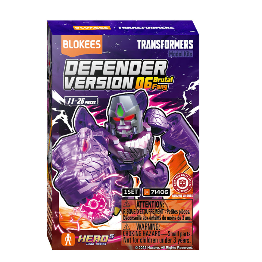 Blokees Transformers Defender Version 06 Brutal Fang