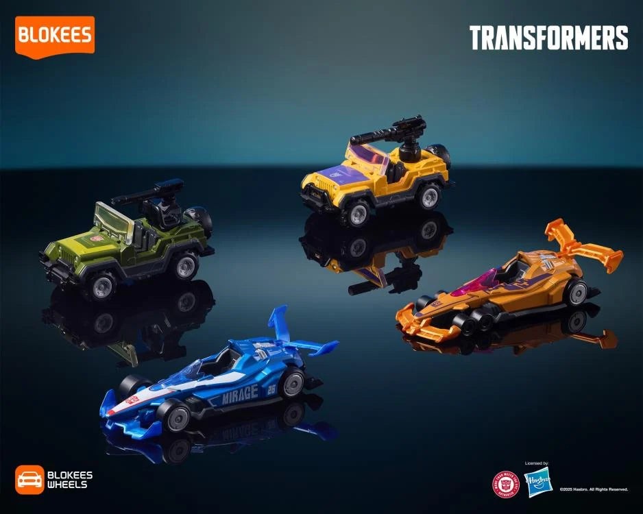 BLOKEES TRANSFORMERS WHEELS C01 ROLL OUT COMPLETE SET BOX OF 12 MODELS