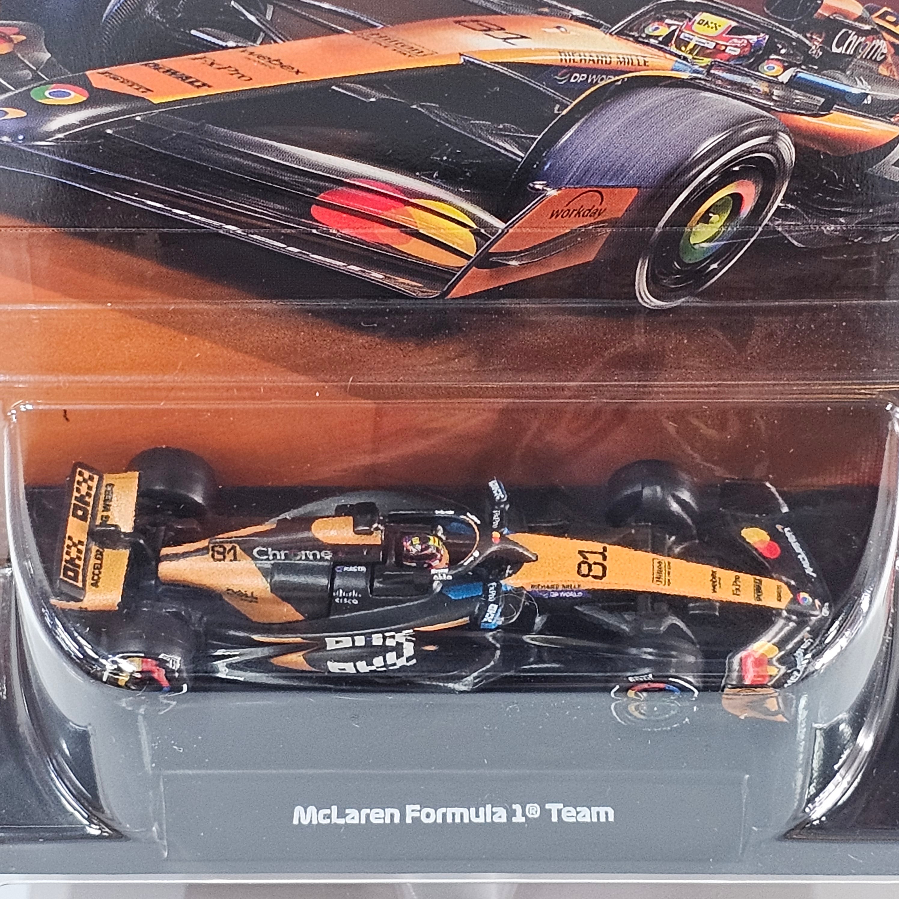 HOT WHEELS PREMIUM FORMULA 1 MCLAREN #81