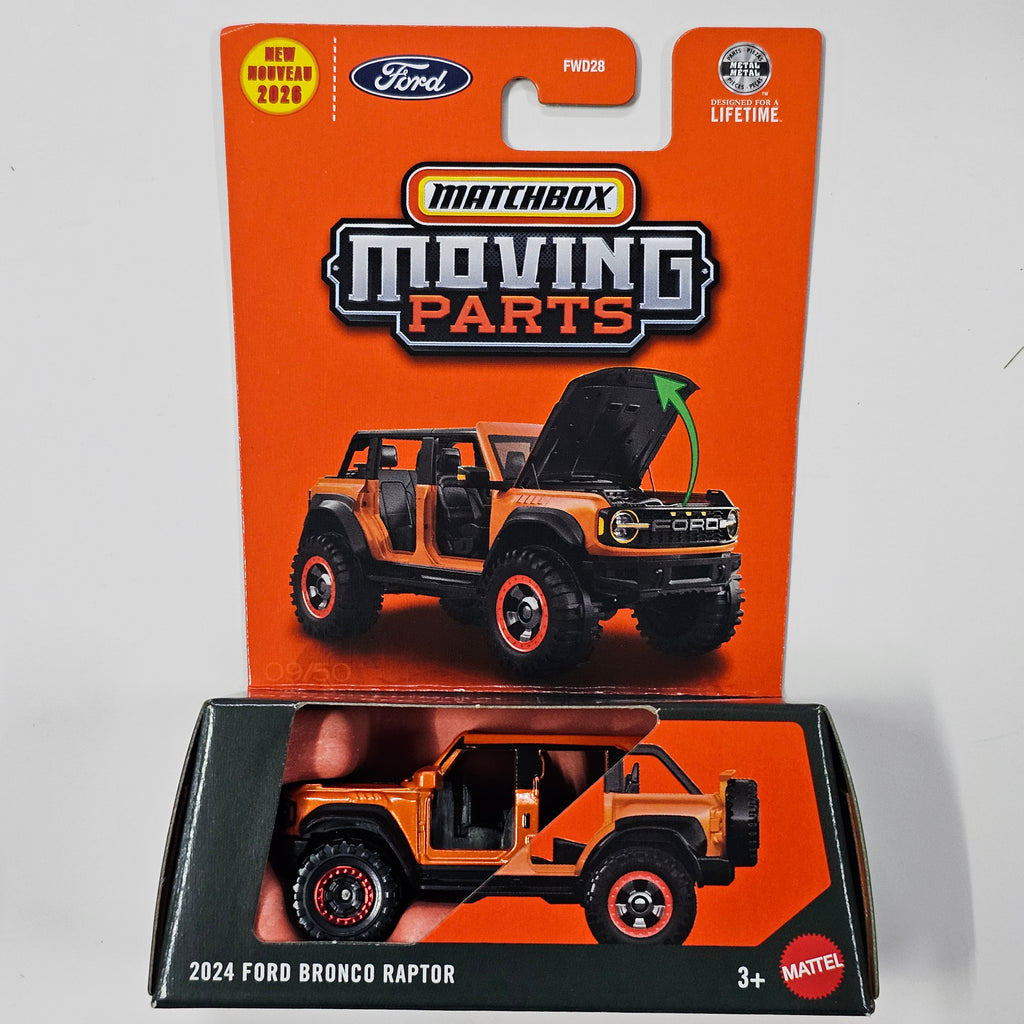 2026 MATCHBOX MOVING PARTS 2024 FORD BRONCO RAPTOR