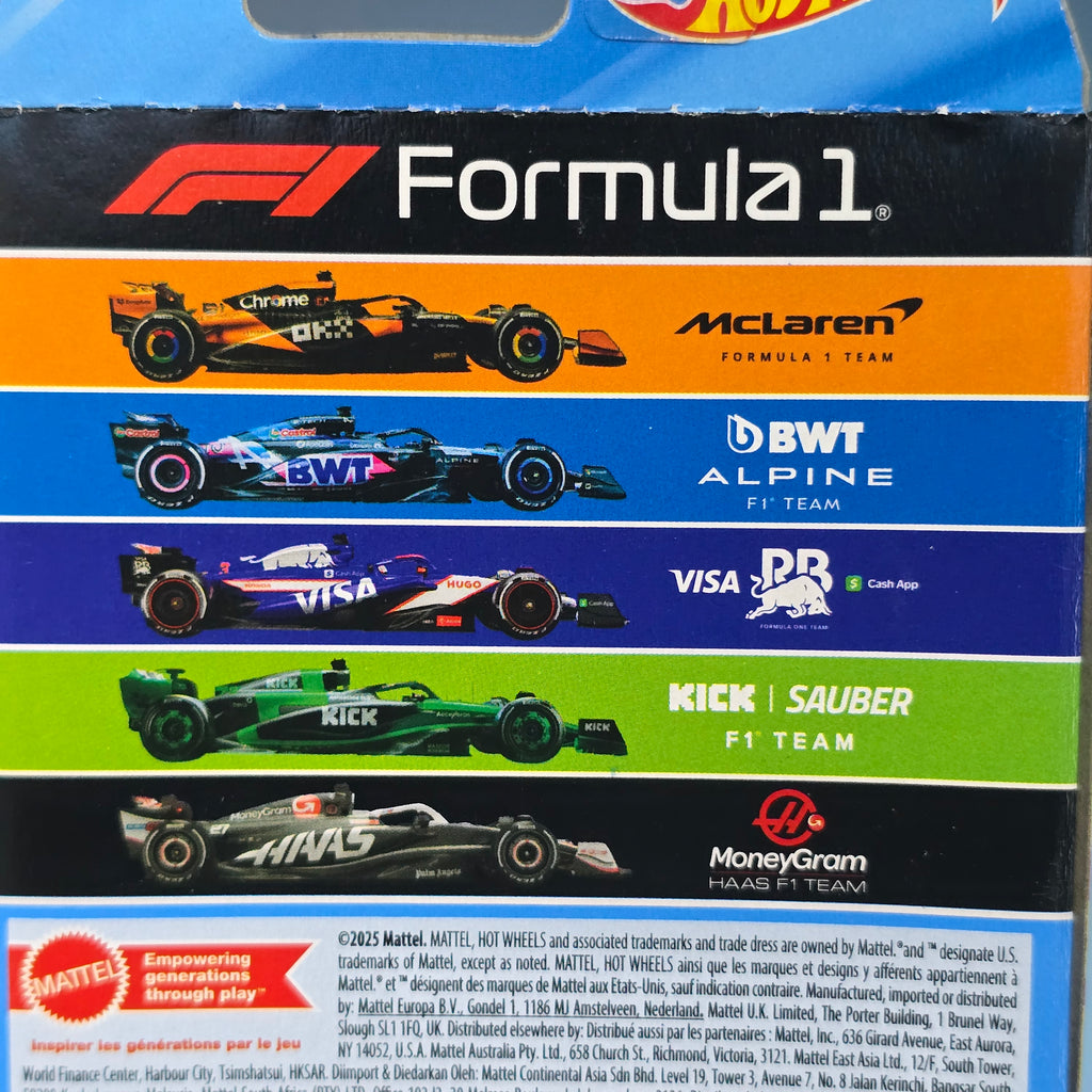 HOT WHEELS F1 5 PACK FORMULA 1