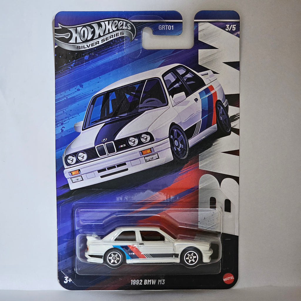 HOT WHEELS 1992 BMW M3 EXCLUSIVE SILVER SERIES BMW