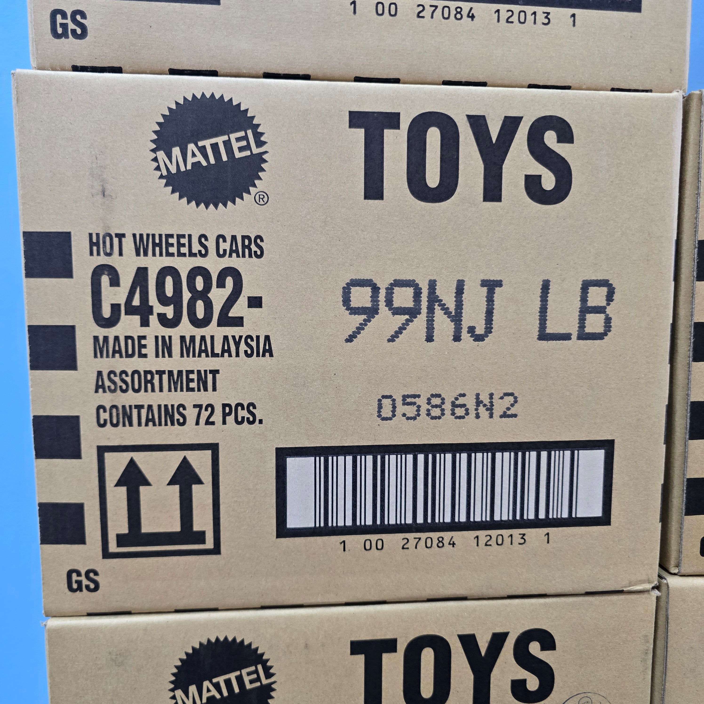 HOT WHEELS MAINLINE CASE J 2026 72pcs IN SEALED BOX