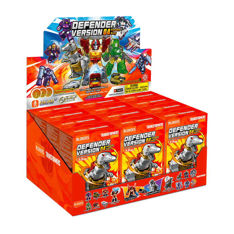 COMPLETE SEALED CASE BLOKEES GVD04 FIGURES | TRANSFORMERS DEFENDER VERSION 04 FULL SET 12 BOX IN CASE