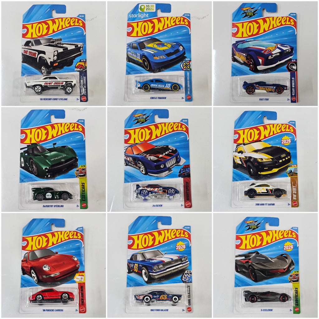 HOT WHEELS MAINLINE CASE N 2026 72pcs IN SEALED BOX