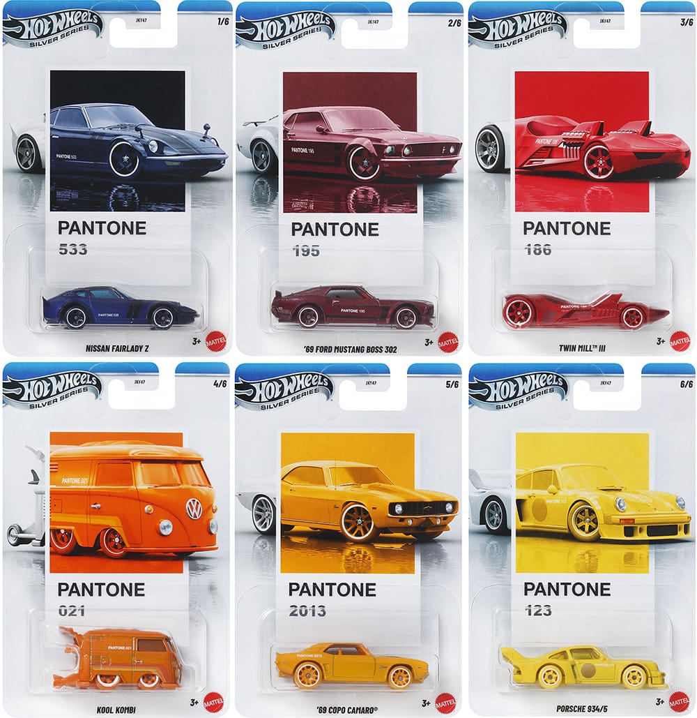 [PRE ORDER] HOT WHEELS SILVER SERIES CASE PANTONE COMPLETE SEALED BOX OF 10PCS