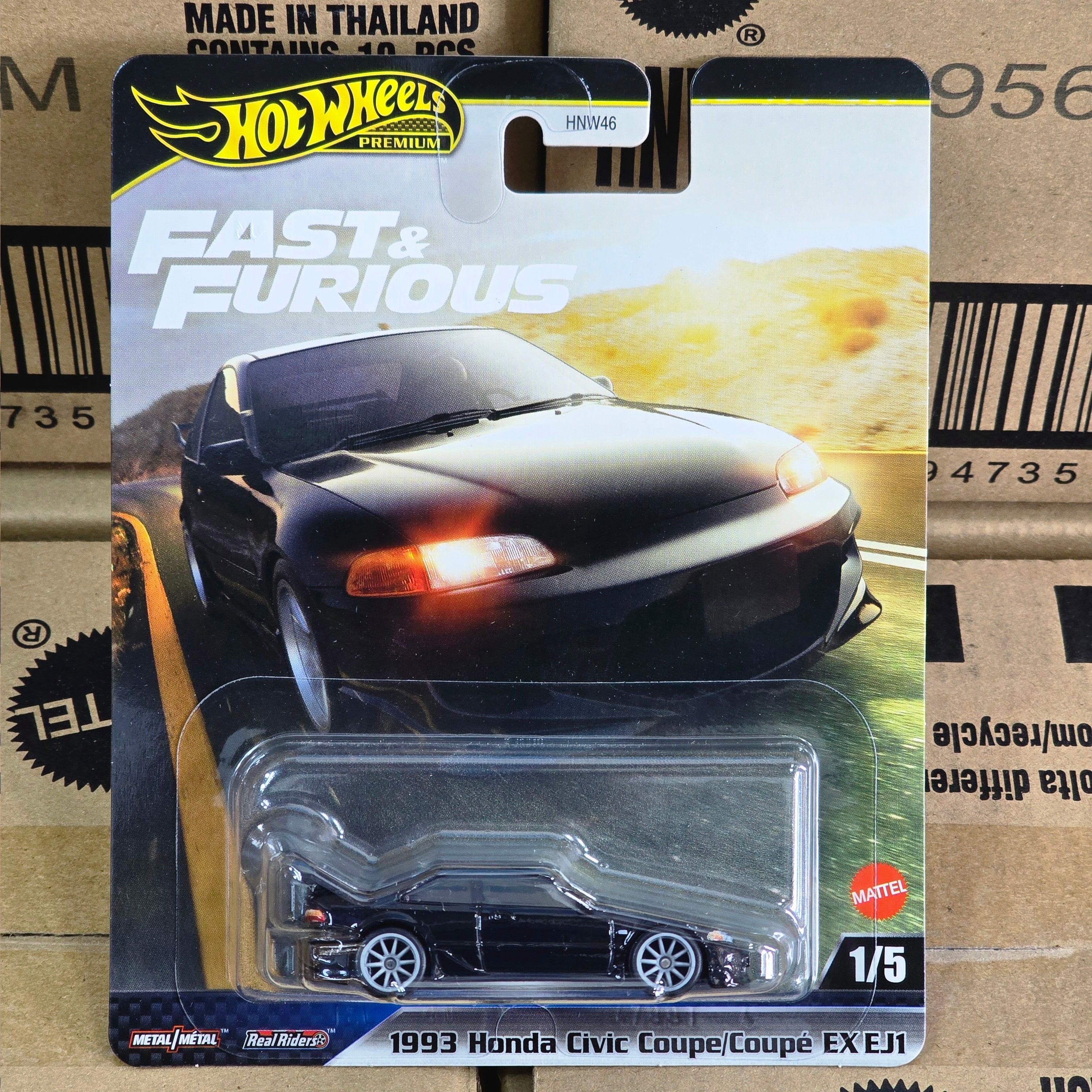 COMPLETE SET 5PCS HOT WHEELS FAST & FURIOUS PREMIUM 2025 EVO LANCER COMPLETE SET OF 5PCS