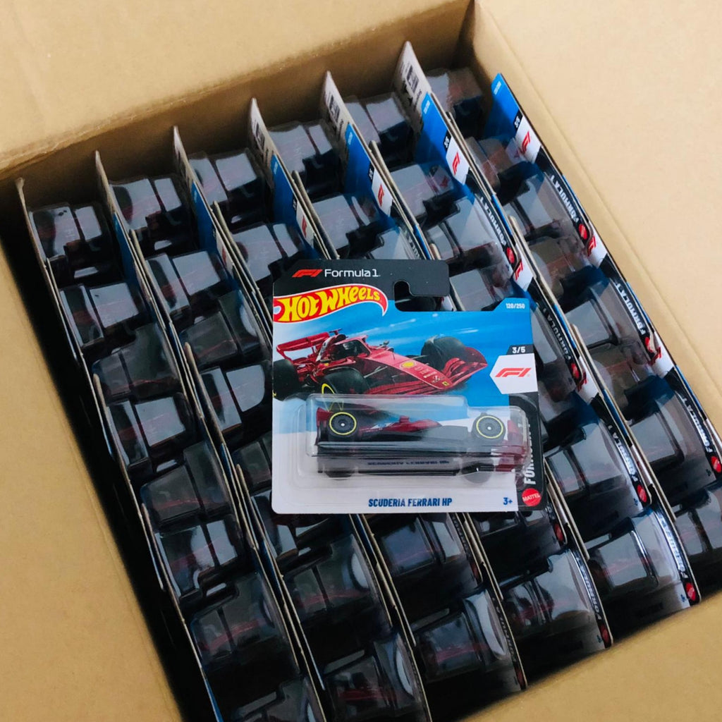 HOT WHEELS F1 SCUDERIA FERRARI HP SHORT CARD