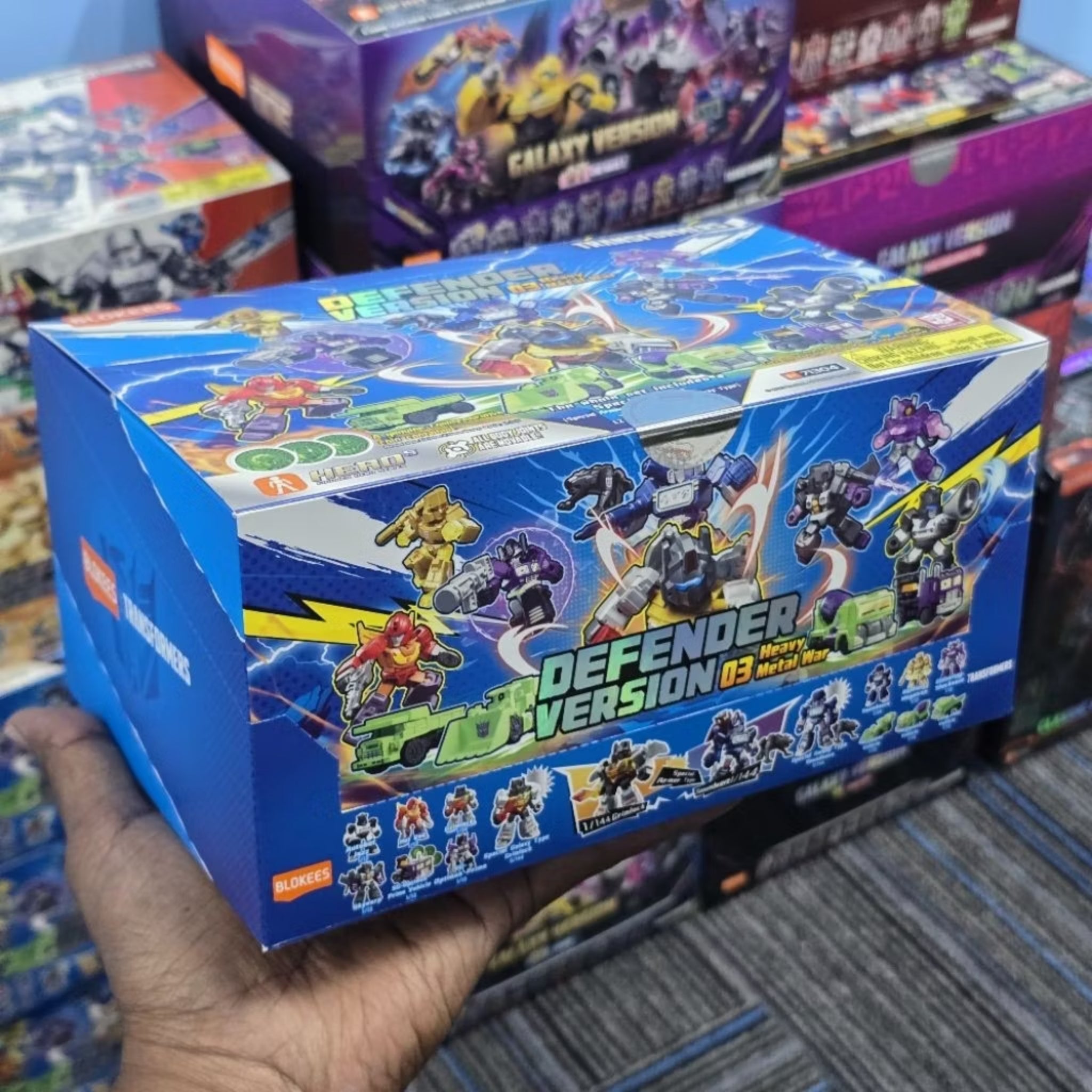 COMPLETE SEALED CASE BLOKEES GVD03 FIGURES | TRANSFORMERS DEFENDER VERSION 03 FULL SET 12 BOX IN CASE