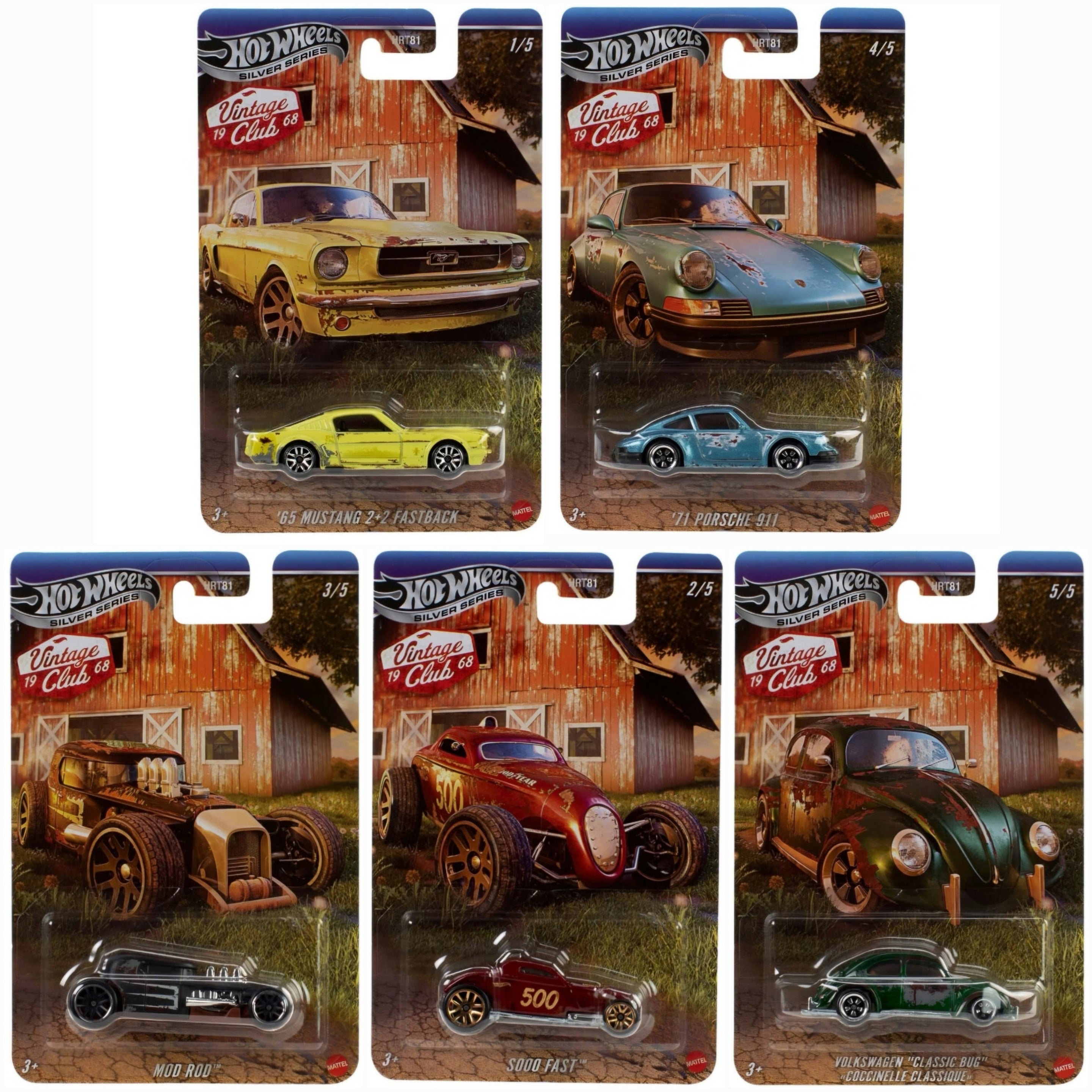 [PRE ORDER] HOT WHEELS EXCLUSIVE SILVER SERIES VINTAGE CLUB 2026
