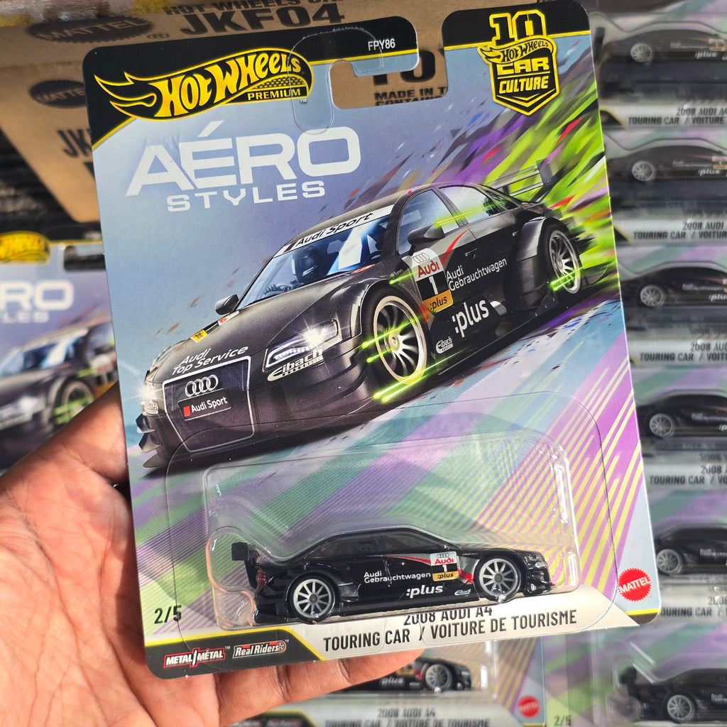 HOT WHEELS SOLID CASE PREMIUM 2008 AUDI A4 TOURING CAR VOITURE DE TOURISM 10pcs in CASE
