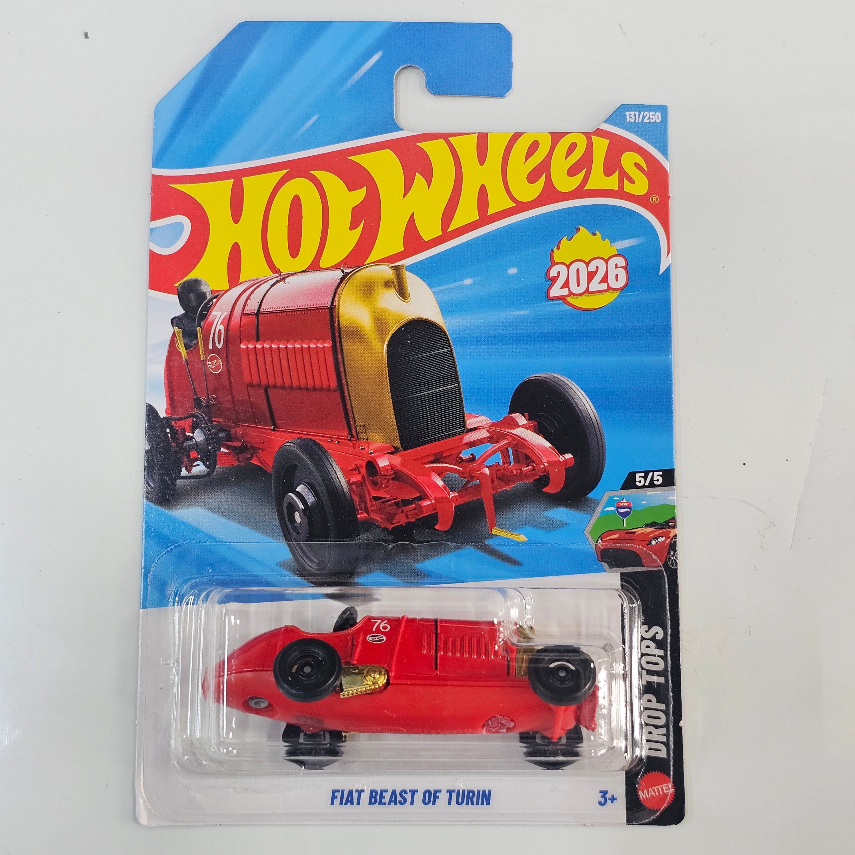 HOT WHEELS FIAT BEASTS OF TURIN CASE P 2026 MAINLINE