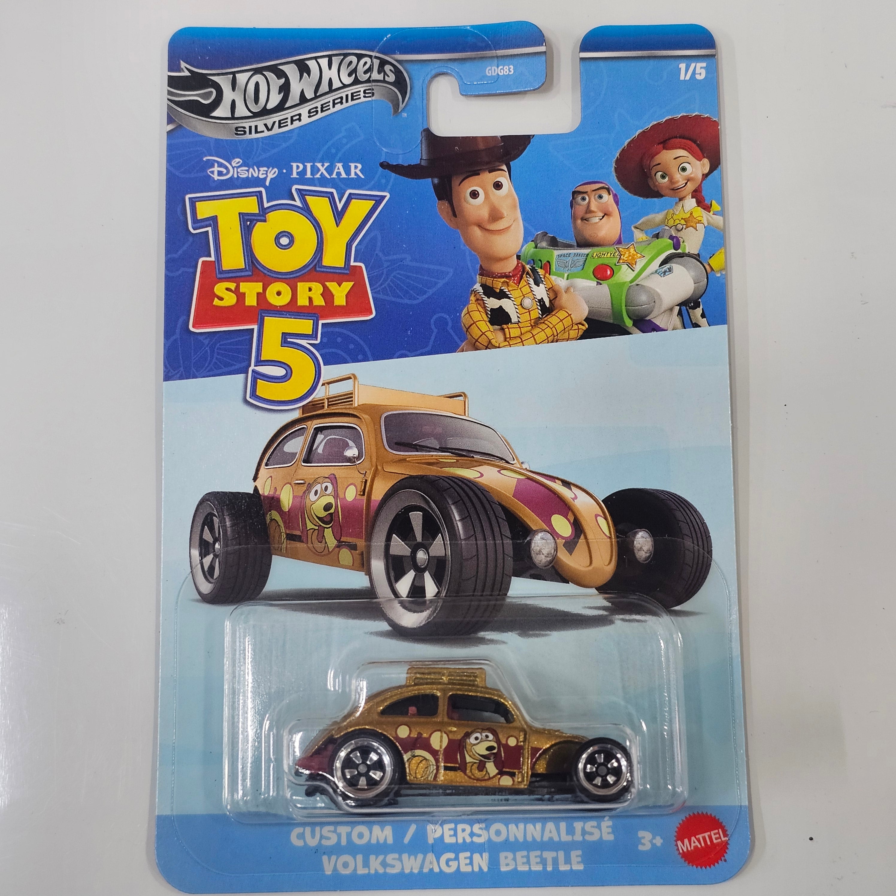 2026 HOT WHEELS EXCLUSIVE SILVER SERIES TOY STORY 5 COMPLETE SET OF 5PCS