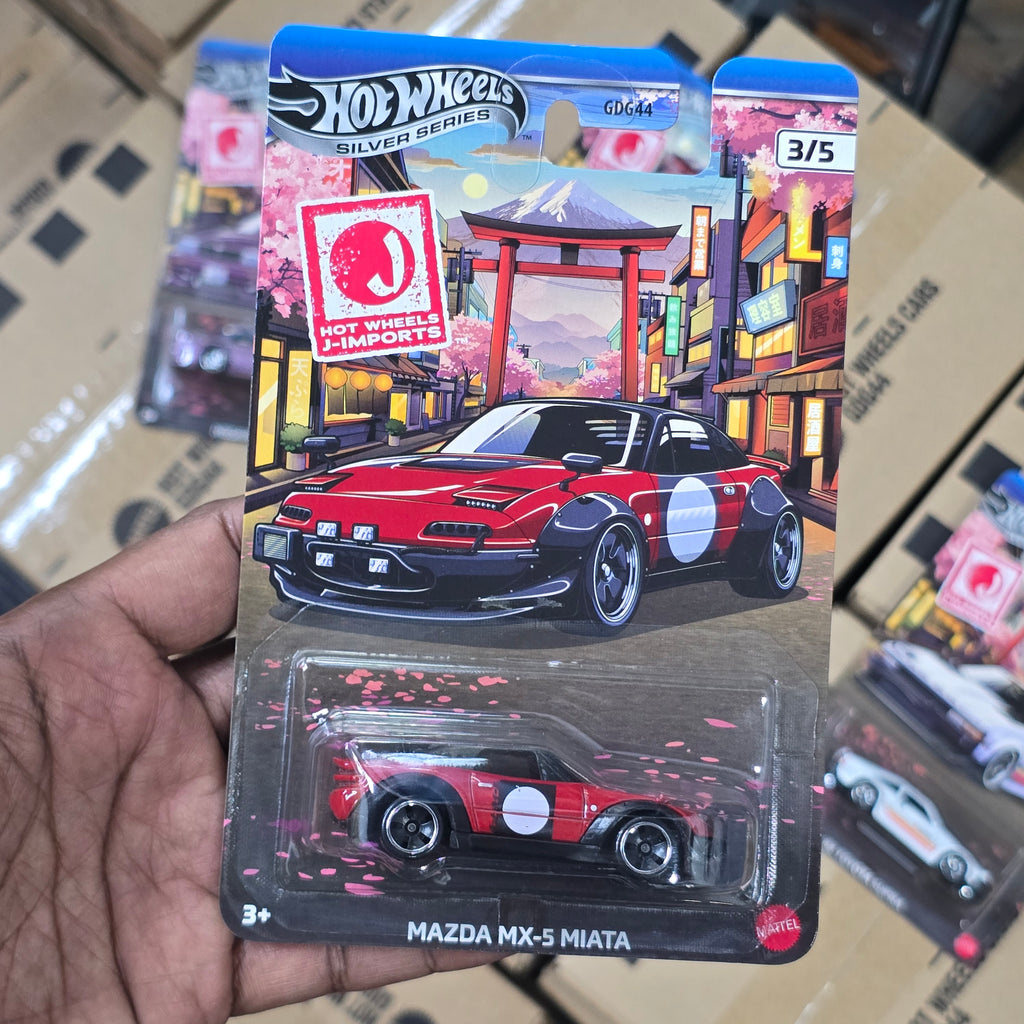 2027 COMPLETE SET HOT WHEELS EXCLUSIVE J IMPORTS SILVER SERIES 5PCS