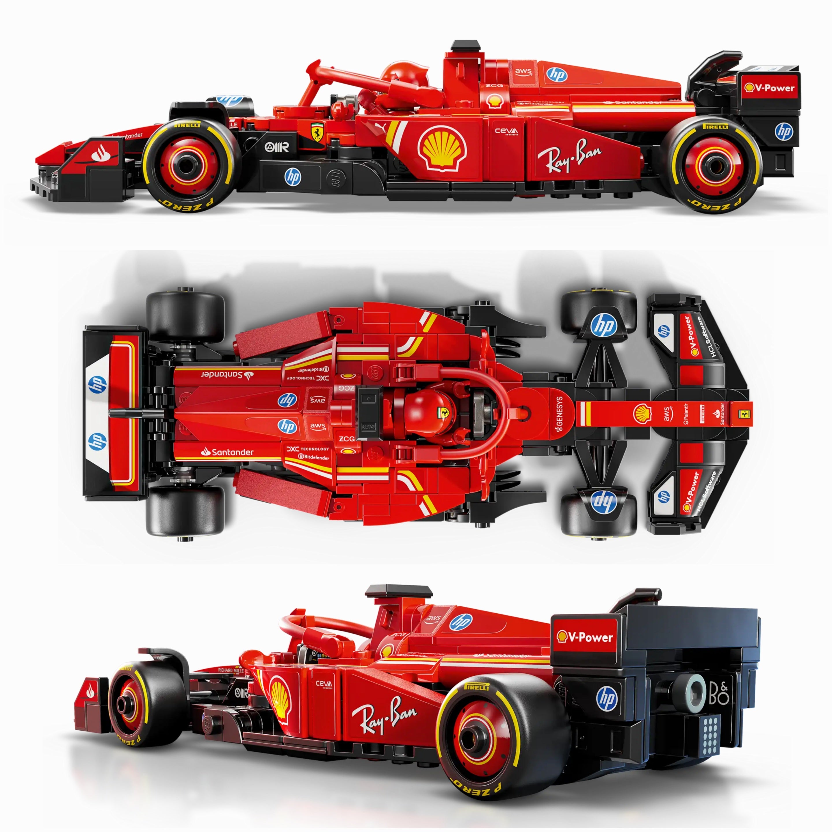 LEGO 77242 Ferrari Shell SF-24 F1® Race Car 275pcs