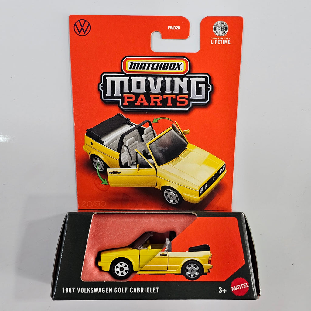 2026 MATCHBOX MOVING PARTS 1987 VOLKSWAGEN GOLF CABRIOLET