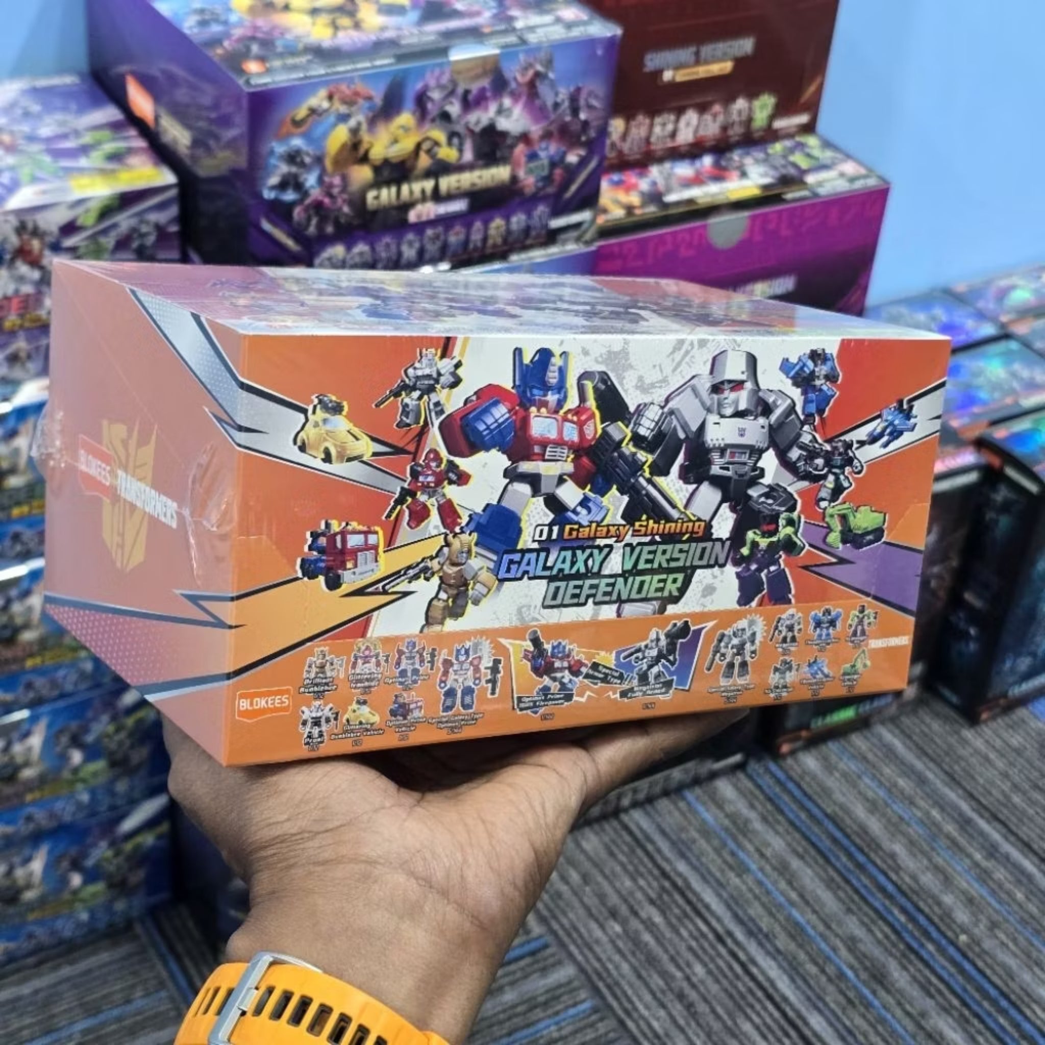 COMPLETE SEALED CASE BLOKEES GVD01 FIGURES | TRANSFORMERS DEFENDER VERSION 01 FULL SET 12 BOX IN CASE