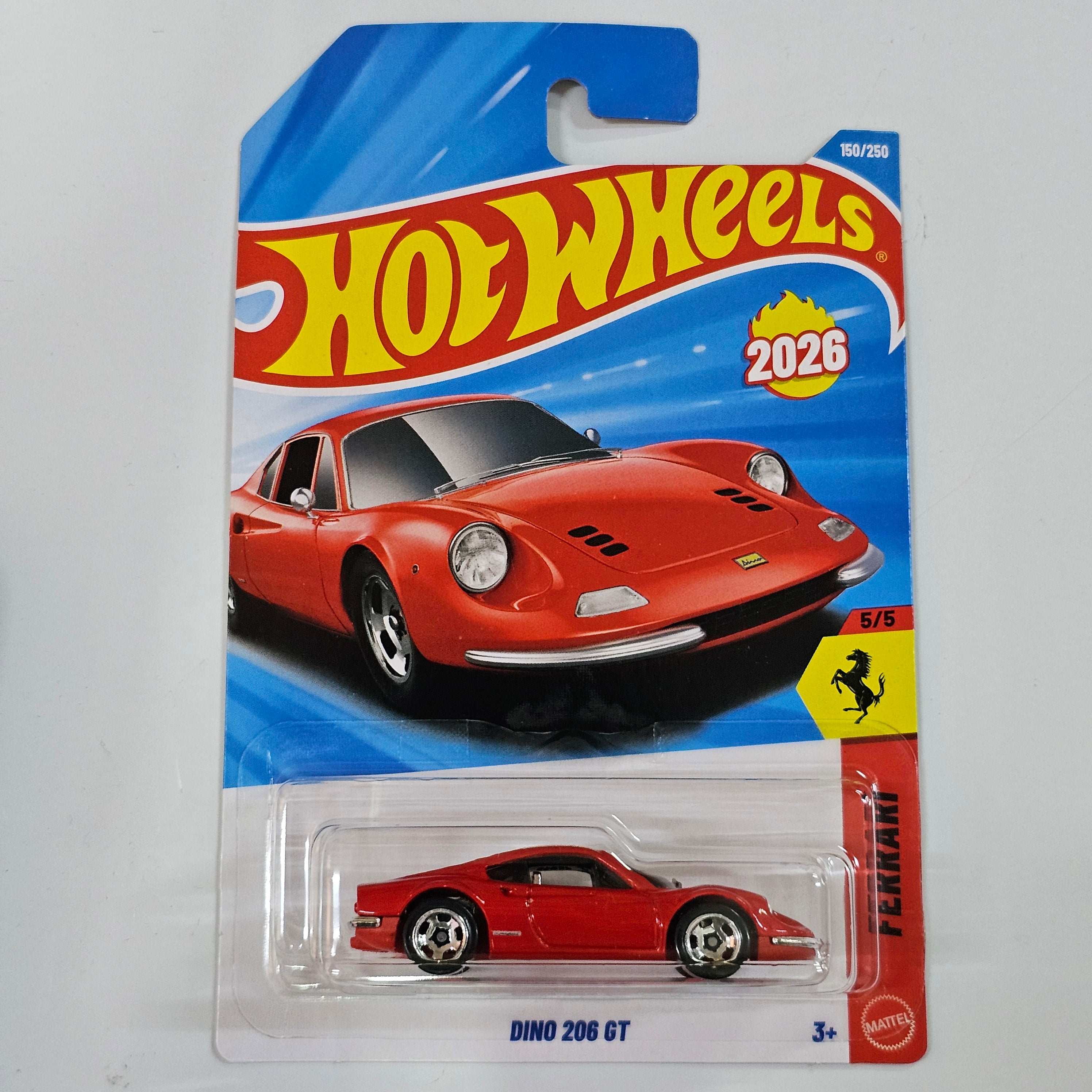 HOT WHEELS DINO 206 GT CASE H 2026 MAINLINE