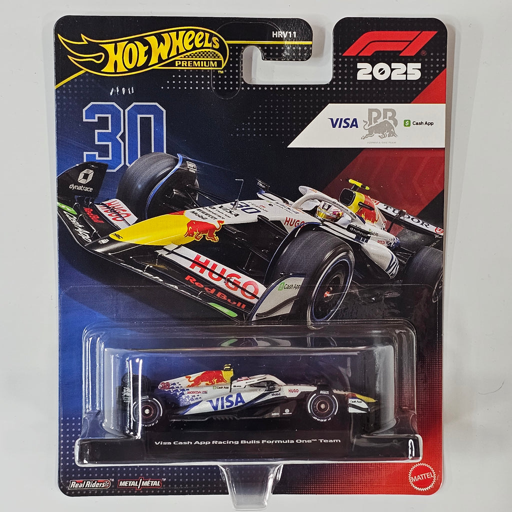 HOT WHEELS PREMIUM FORMULA 1 VISA CASH APP RACING BULLS #30