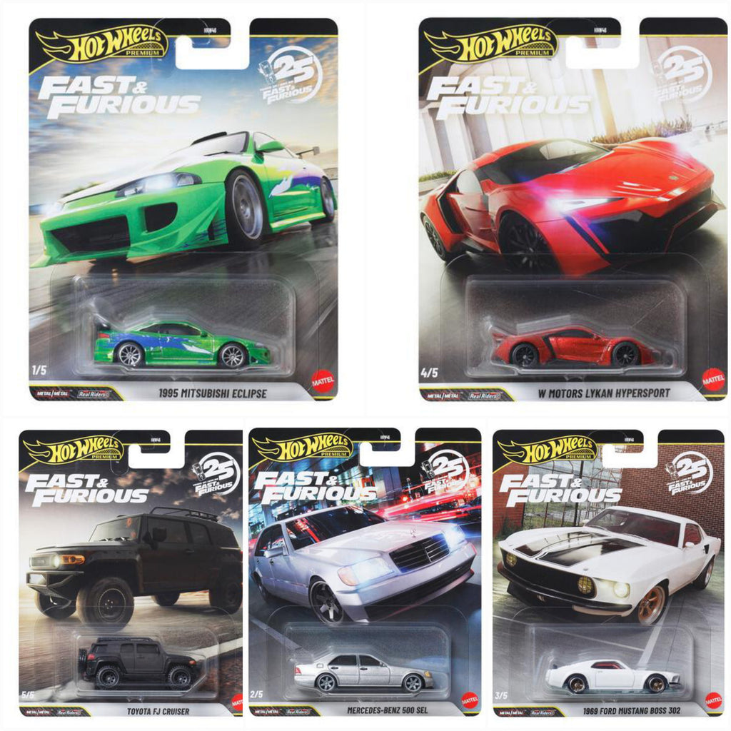 [PRE ORDER] 2026 HOT WHEELS PREMIUM FAST AND FURIOUS 25 YEARS
