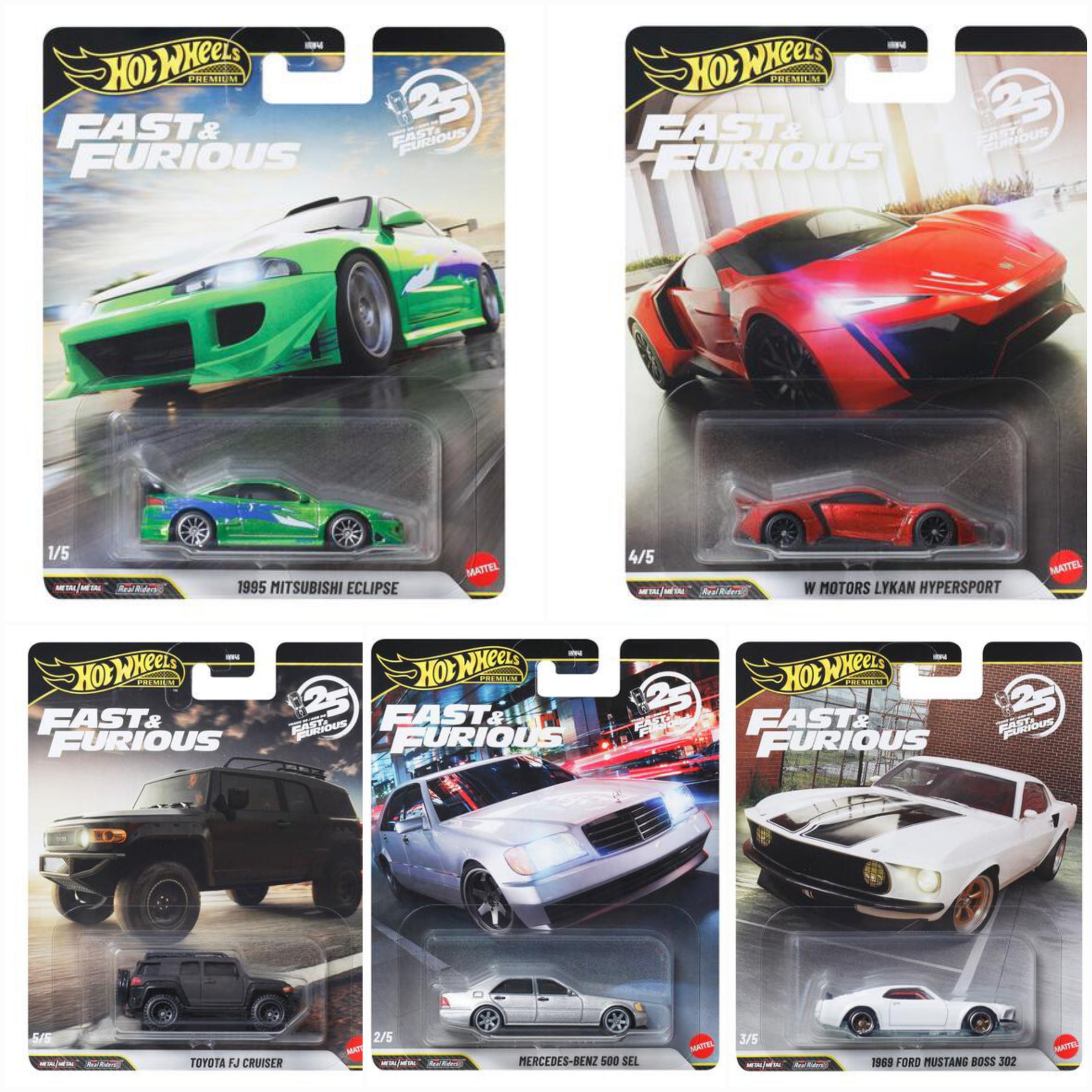 [PRE ORDER] 2026 HOT WHEELS PREMIUM FAST AND FURIOUS 25 YEARS