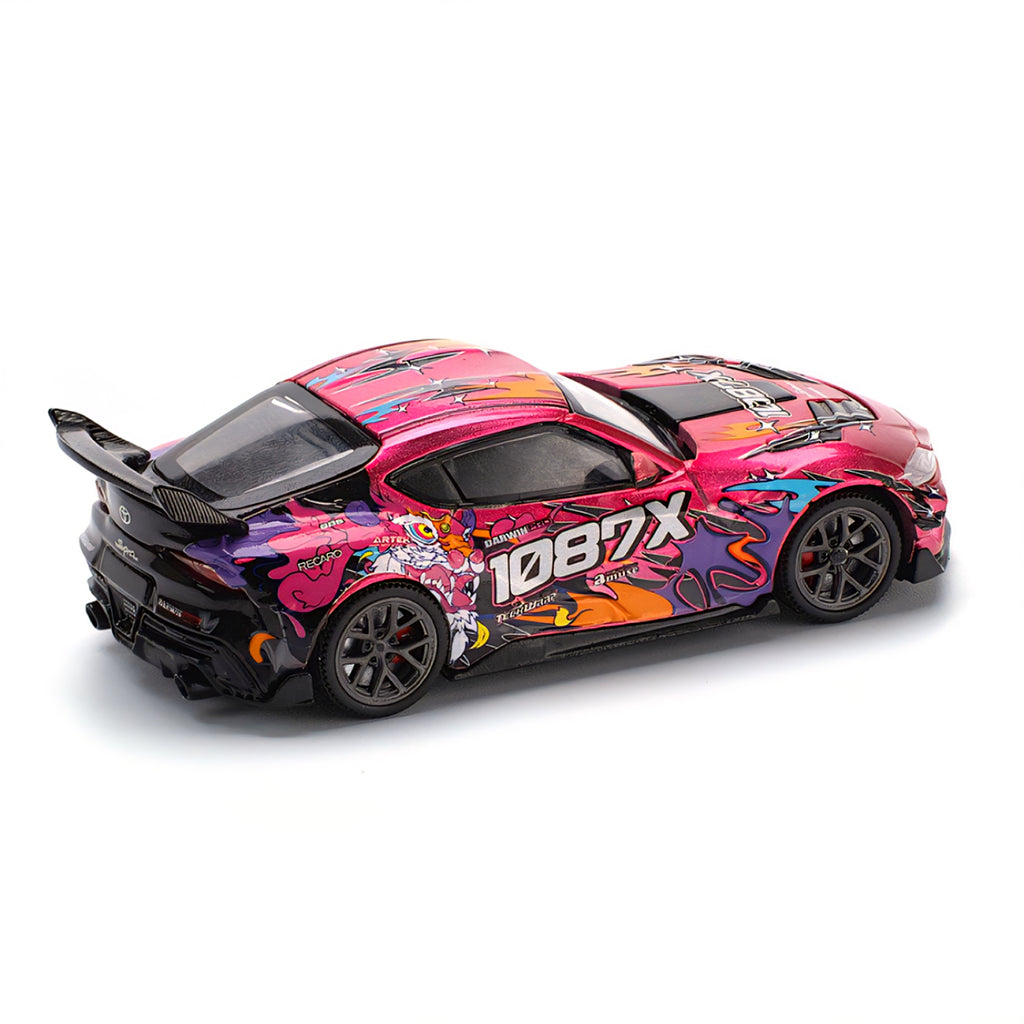 POP RACE 1/64 DARWIN PRO 66G WBK SUPRA (A90) - 1087X LION DANCE EDITION PINK 
SEALED BOX