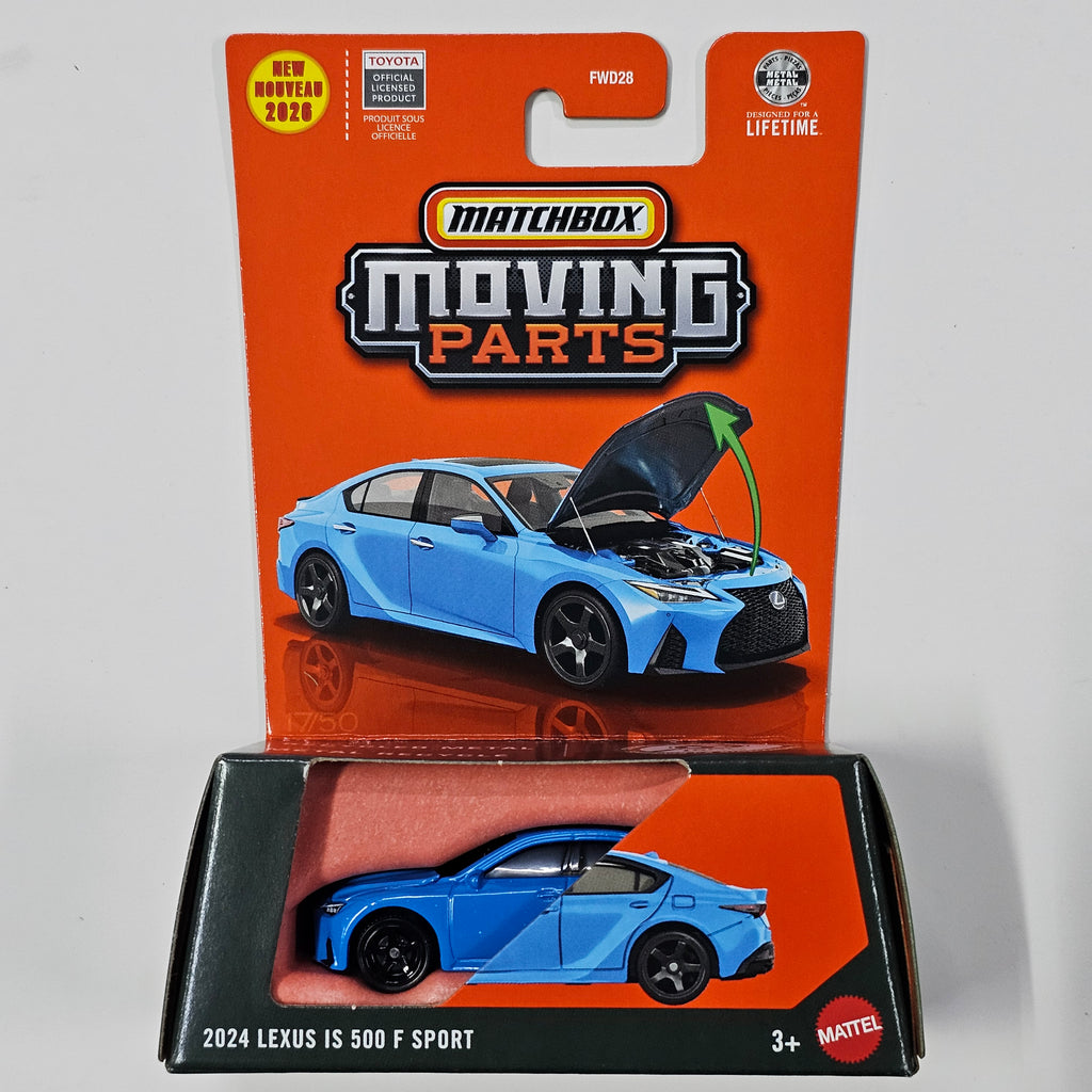 2026 MATCHBOX MOVING PARTS 2024 LEXUS IS 500 F SPORT