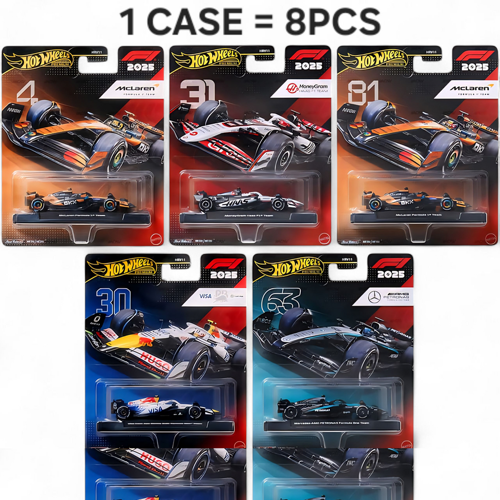 HOT WHEELS 8pcs of F1 PREMIUM CAR CULTURE DASH J 2026 SEALED CASE