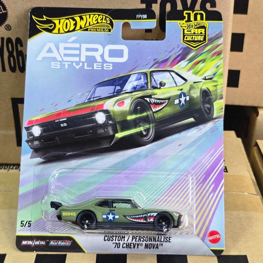 HOT WHEELS PREMIUM AERO STYLE COMPLETE SET OF 5PCS