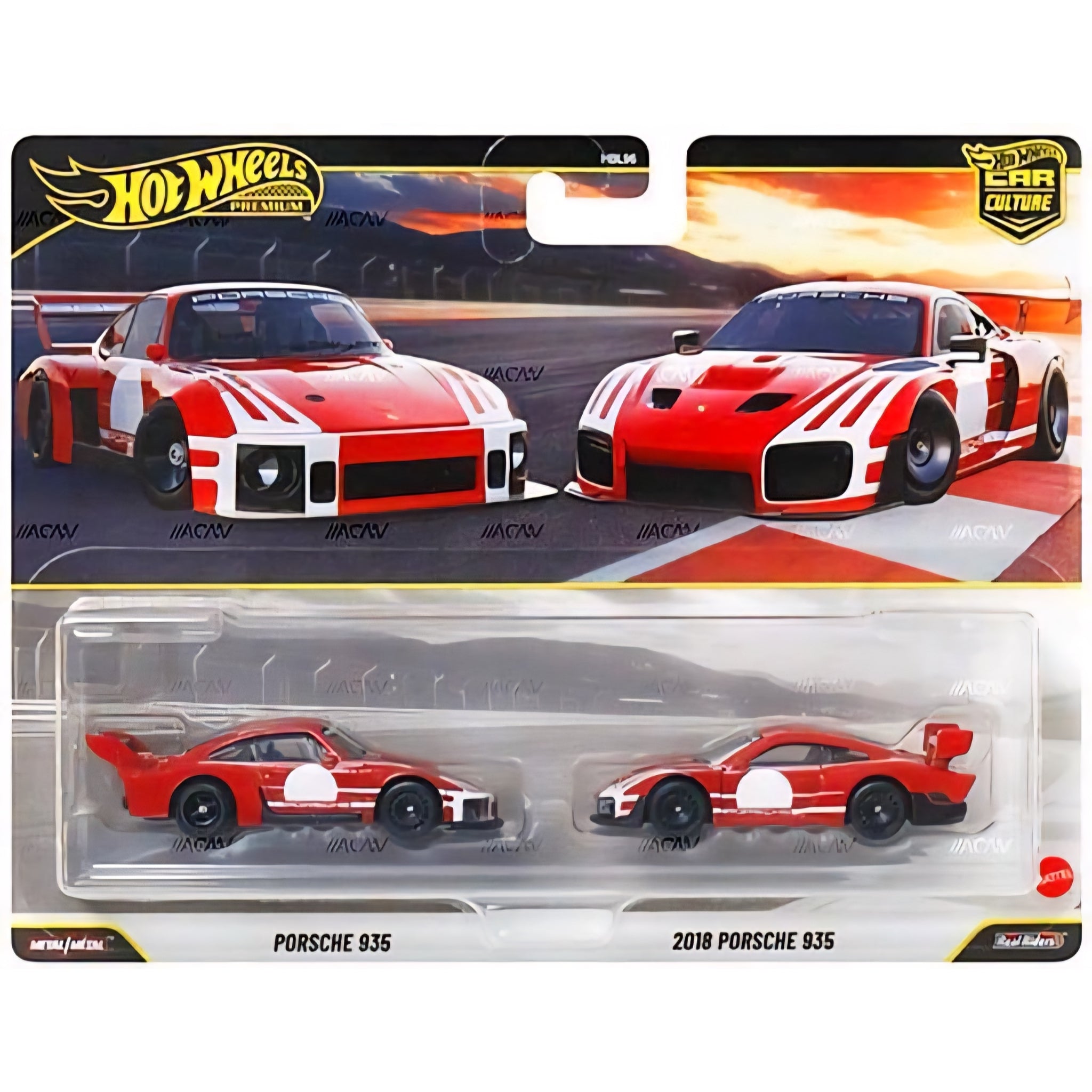 HOT WHEELS PREMIUM TWIN PACK MITSUBISHI LANCER EVOLUTION IX WAGON SUBARU FORESTER STI PORSCHE 935 DODGE CHALLENGER CHARGER