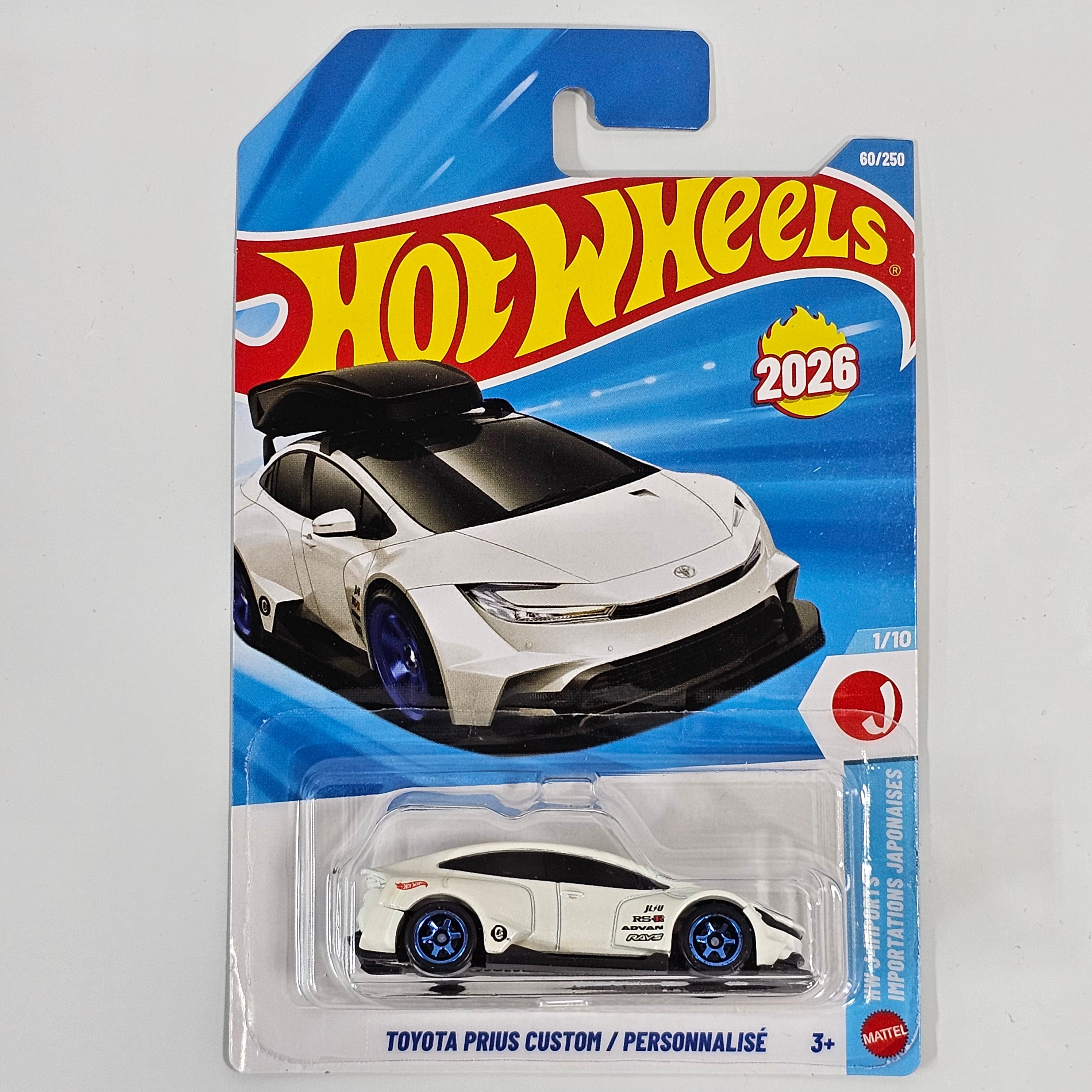 HOT WHEELS TOYOTA PRIUS CUSTOM PERSONNALISÉ [NO ROOF BOX] CASE D 2026 MAINLINE