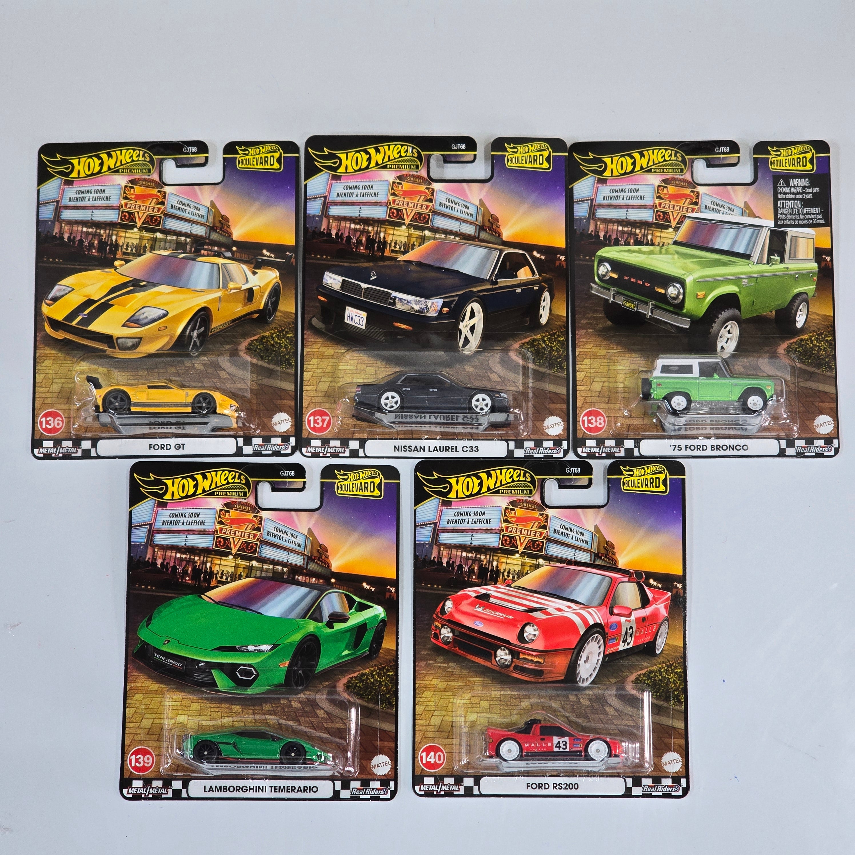 HOT WHEELS PREMIUM BOULEVARD MIX E 2025