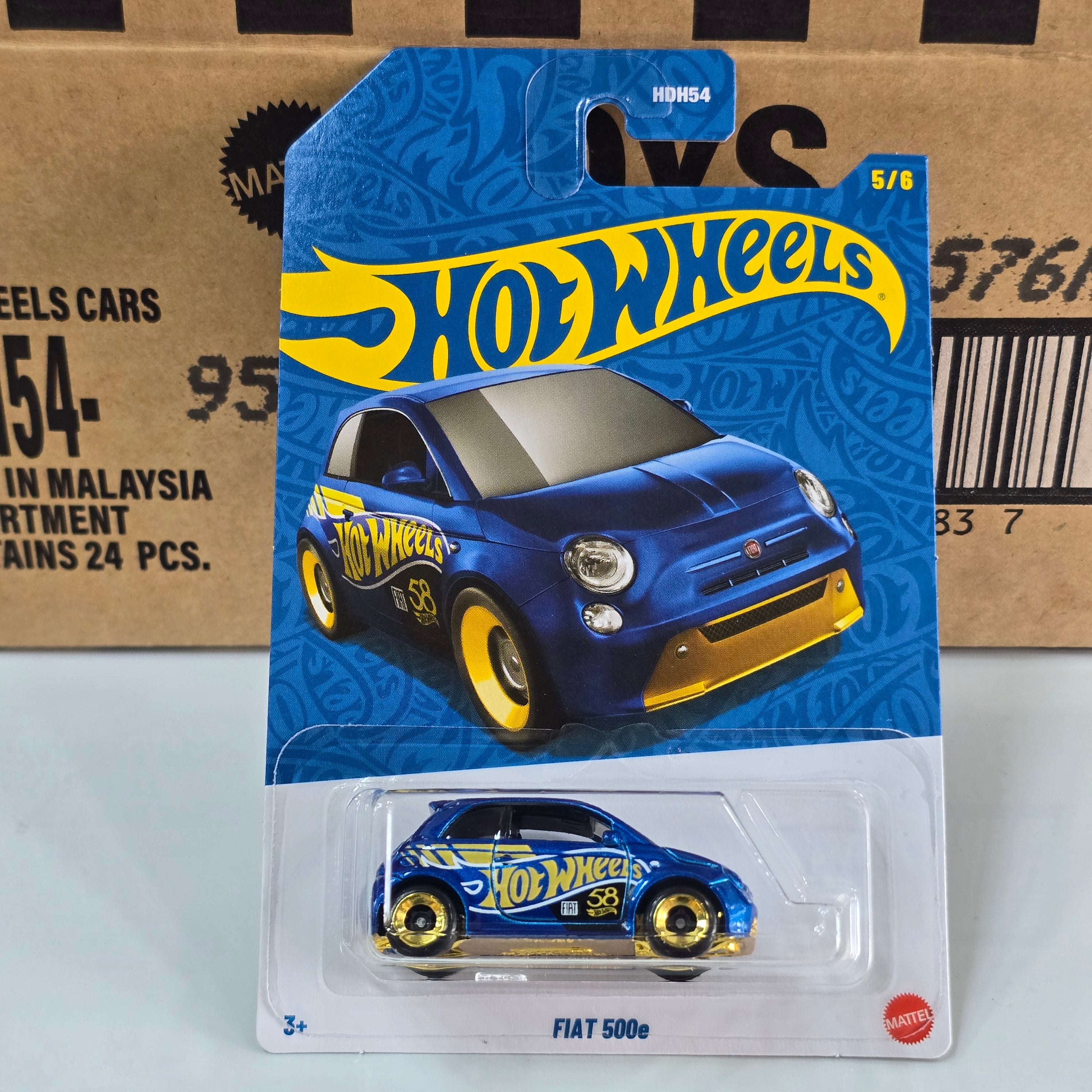HOT WHEELS 2026 58th ANNIVERSARY BLUE AND GOLD CHROME PEARL COMPLETE SET DASH K