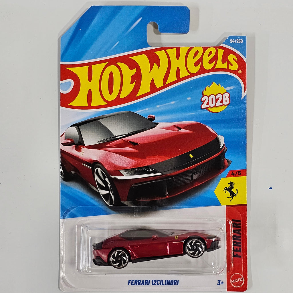 HOT WHEELS FERRARI 12CILINDRI CASE D 2026 MAINLINE