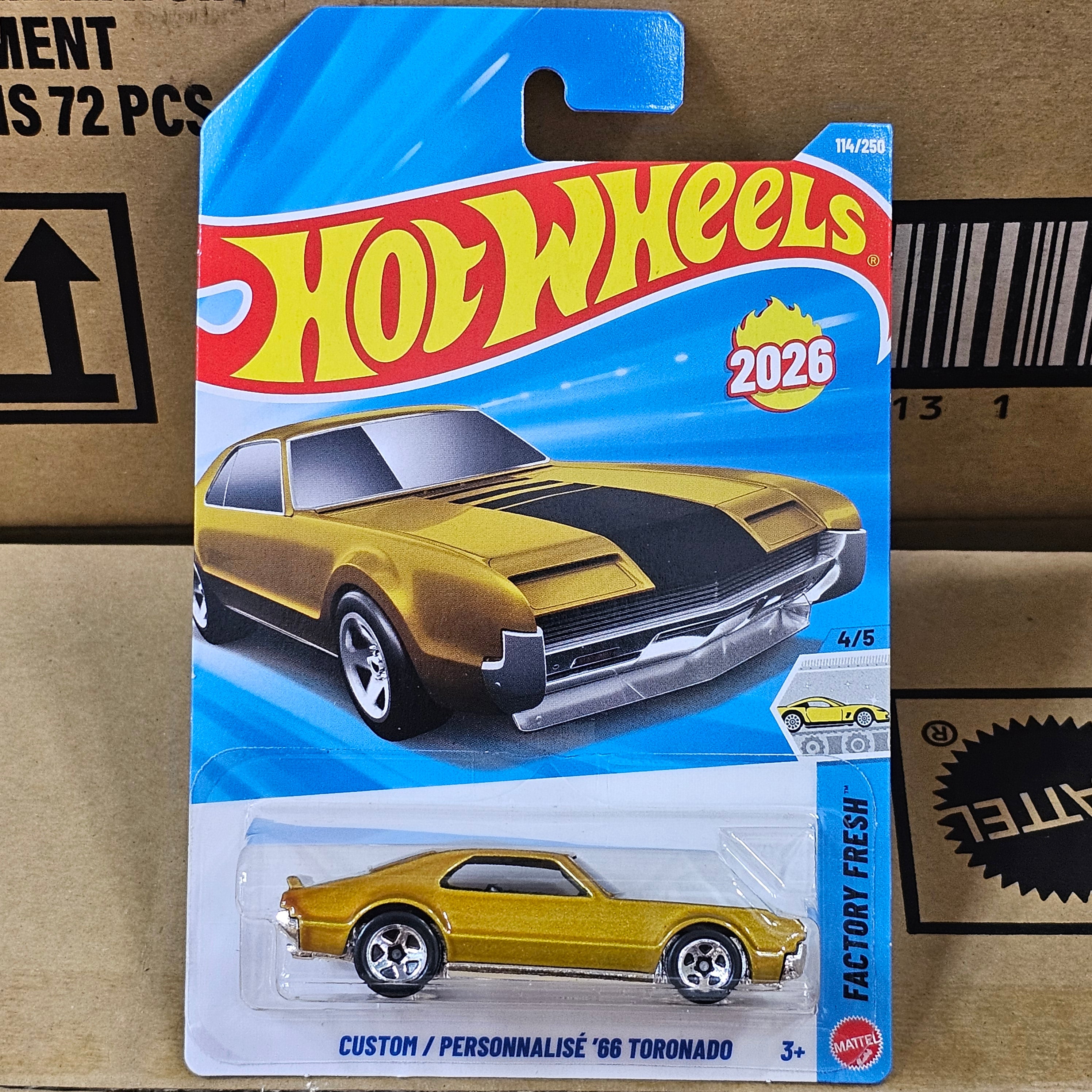 HOT WHEELS CUSTOM PERSONNALISÉ '66 TORONADO CASE Q 2026 MAINLINE