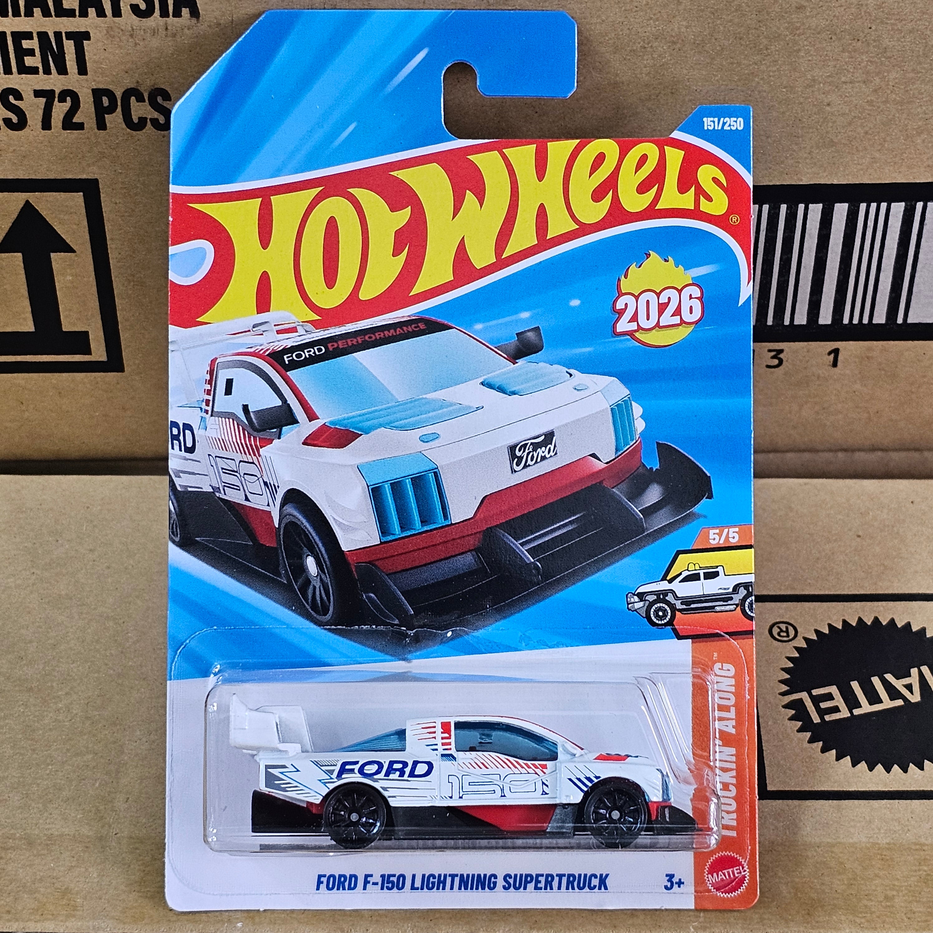 HOT WHEELS FORD F-150 LIGHTNING SUPERTRUCK CASE Q 2026 MAINLINE