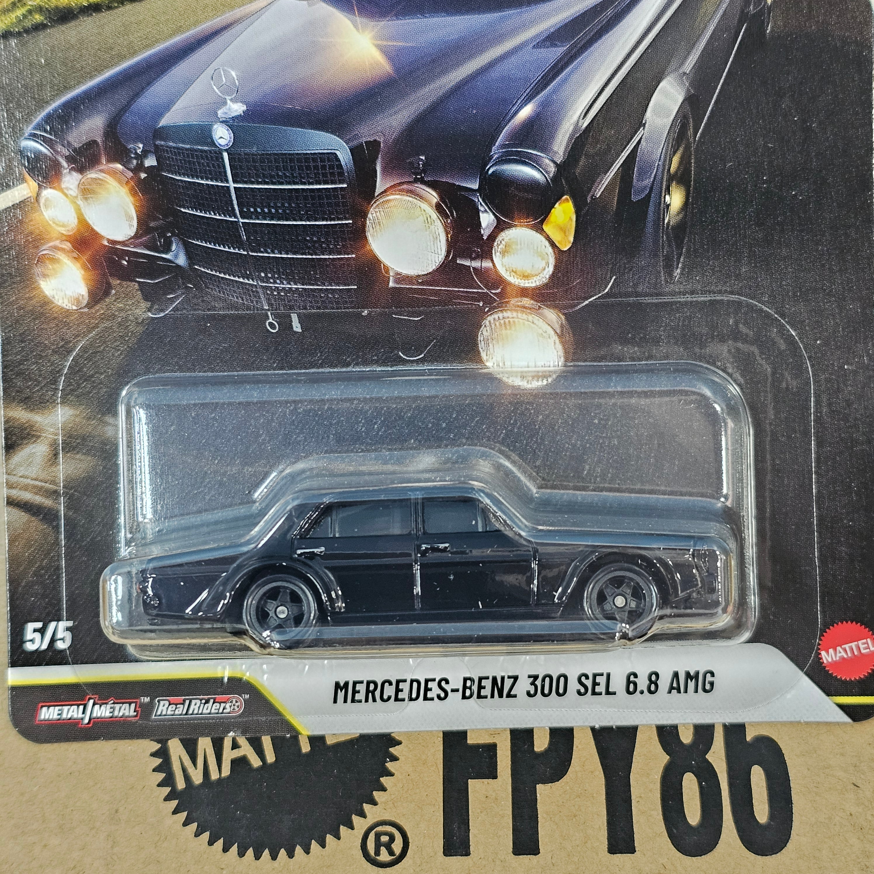 HOT WHEELS PREMIUM MERCEDES 300 SEL 6.8 AMGTHRILL CLIMBERS