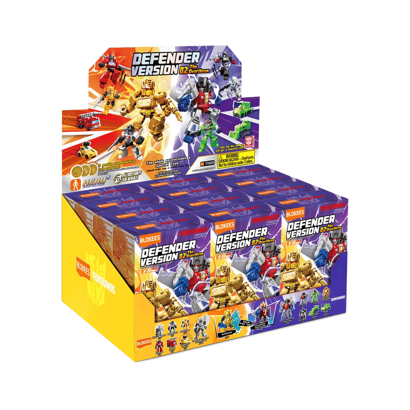 COMPLETE SEALED CASE BLOKEES GVD02 FIGURES | TRANSFORMERS DEFENDER VERSION 02 FULL SET 12 BOX IN CASE