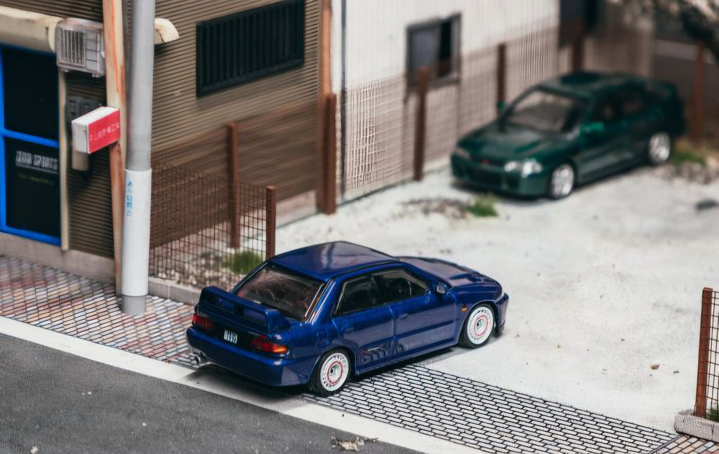 [PRE ORDER] TARMAC WORKS 1/64 MITSUBISHI LANCER GSR EVOLUTION II CODE T64G-049-BL