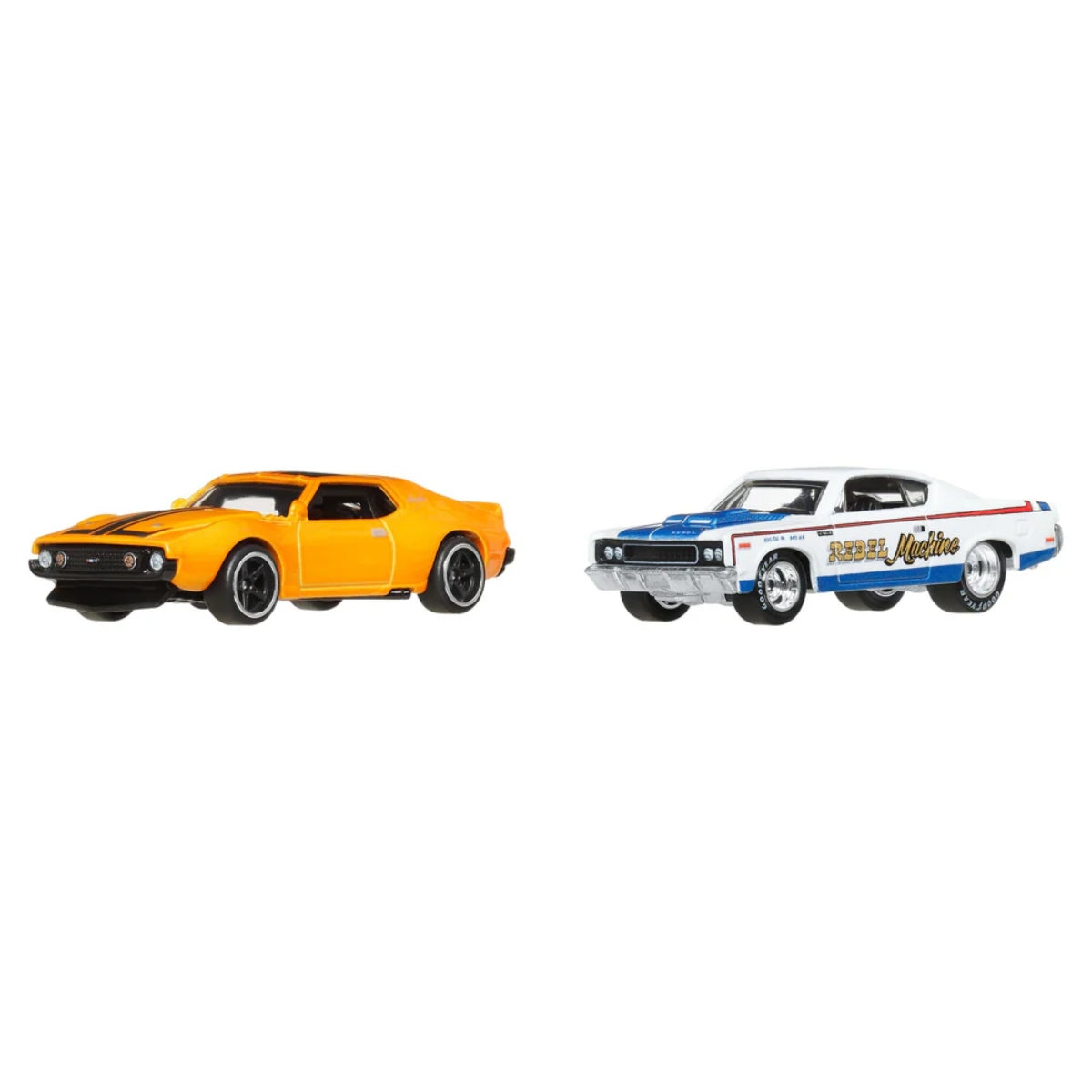 HOT WHEELS PREMIUM TWIN PACK '71 AMC JAVELIN + AMC REBEL MACHINE