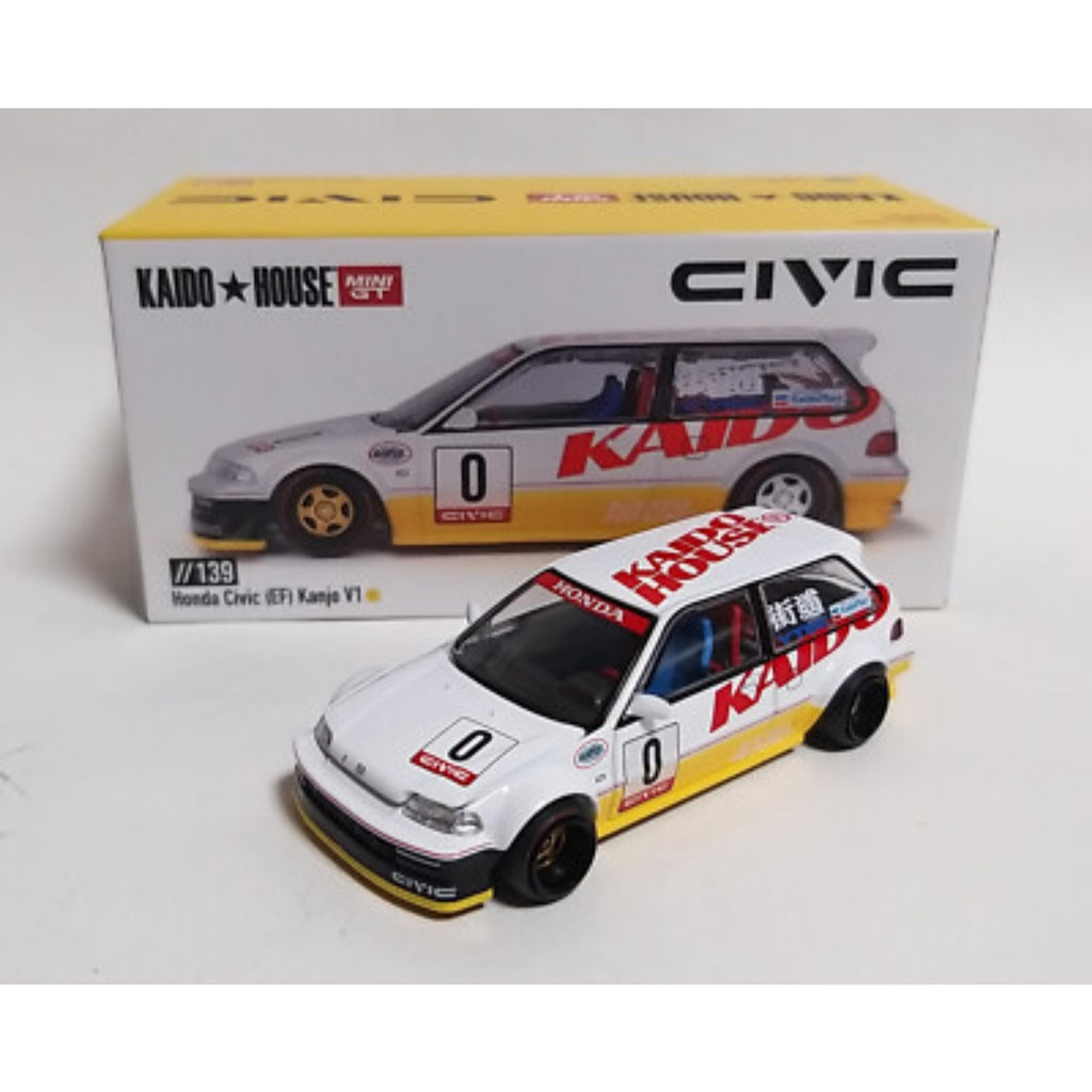 KAIDO HOUSE x MINI GT HONDA CIVIC EF KANJO V1 KHMG139 #139